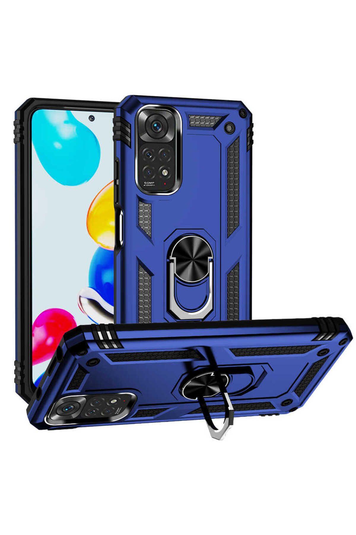 System Com Redmi Note 11 Global Kılıf SYS Vega Kapak - Mavi