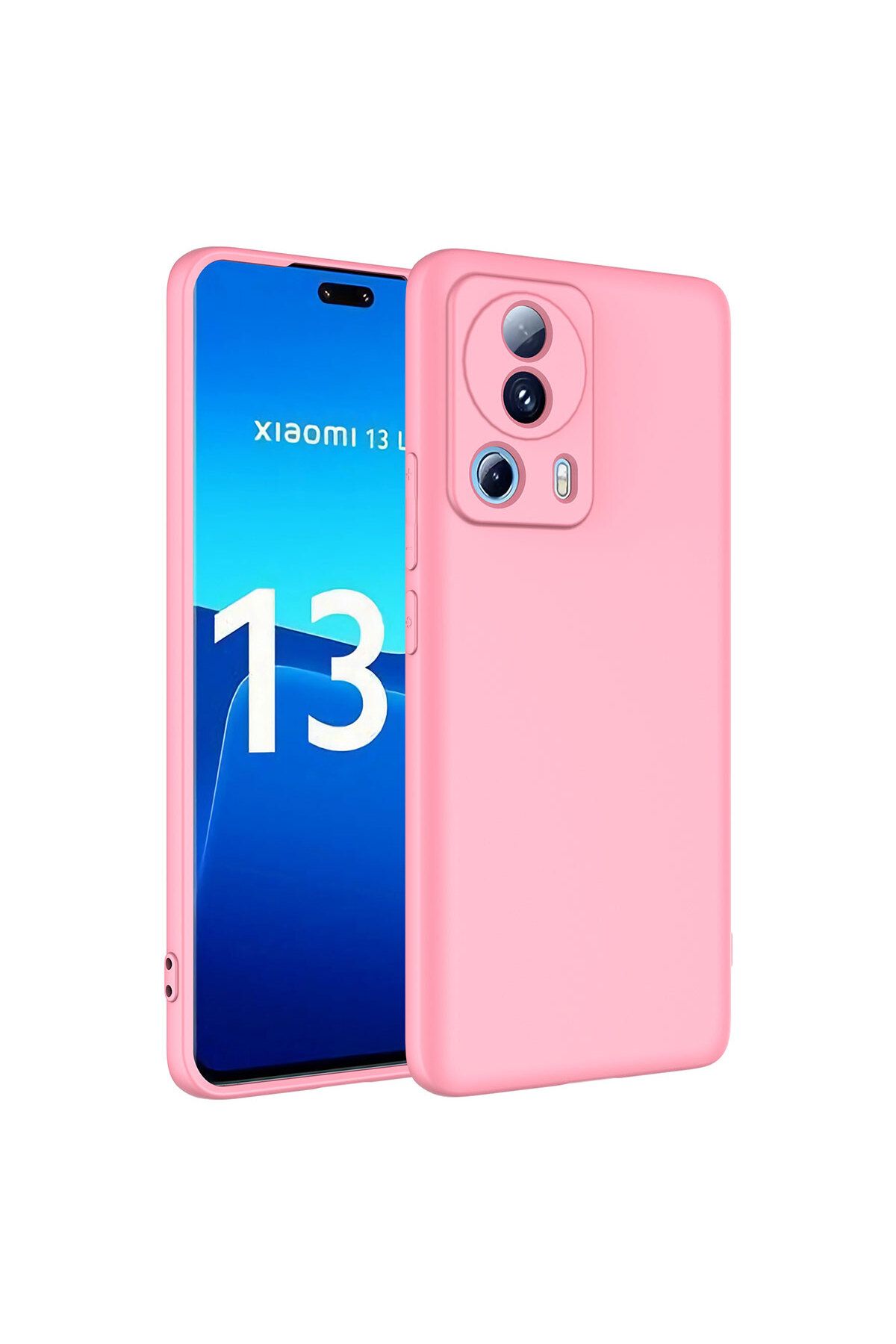 System Com Mi 13 Lite Kılıf SYS Mara Lansman Kapak - Pembe