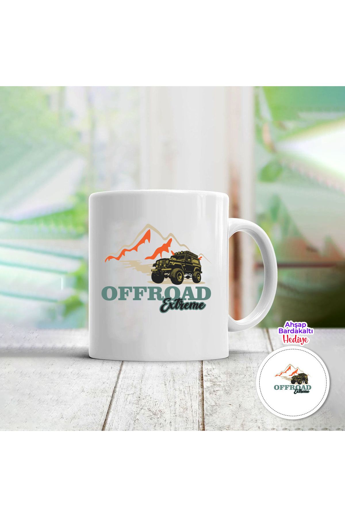 metafortoys Poselen Kupa Bardak Off Road Hardal