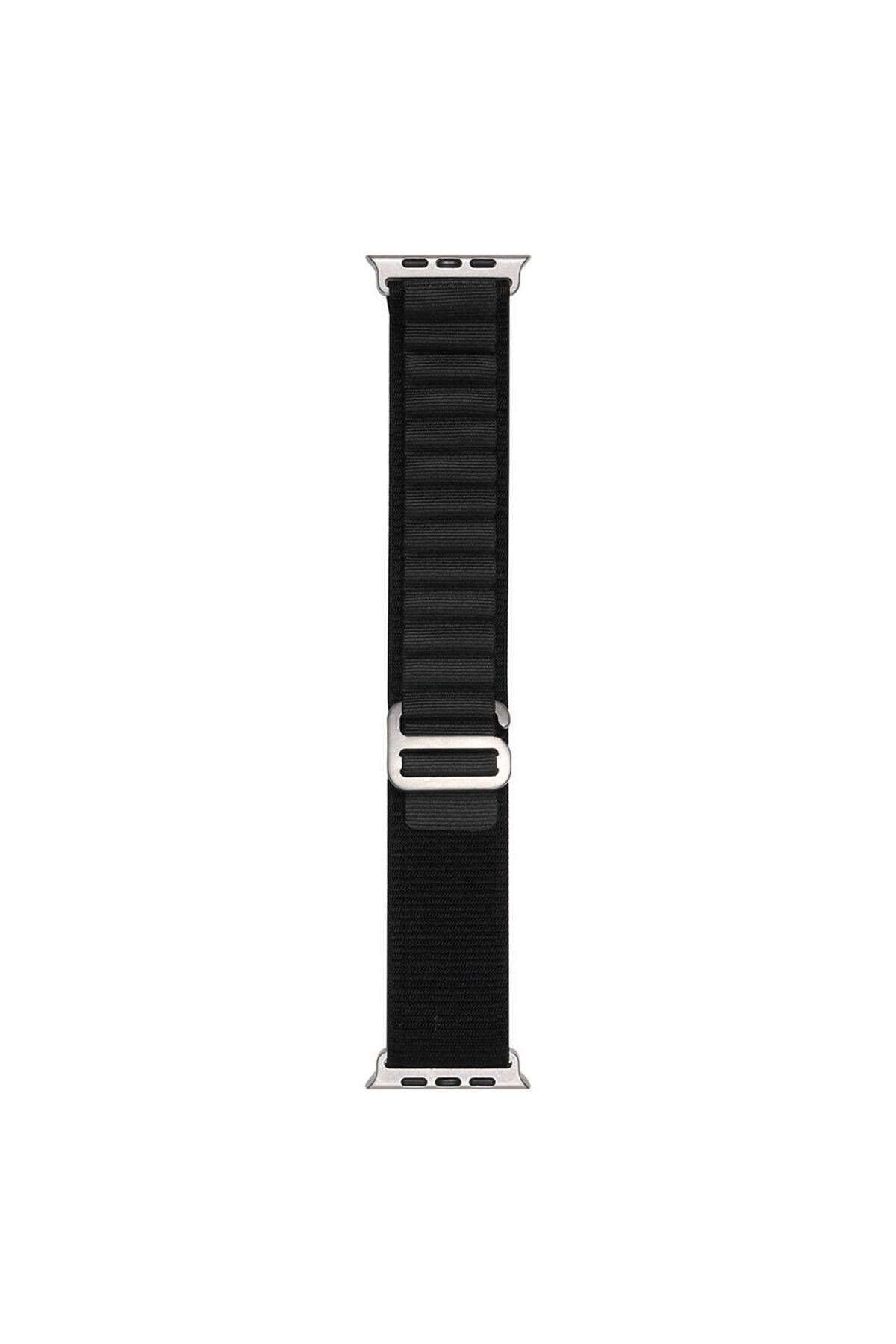 System Com Watch 7 41mm SYS- Band-74 Hasır Kordon-Siyah-Gri