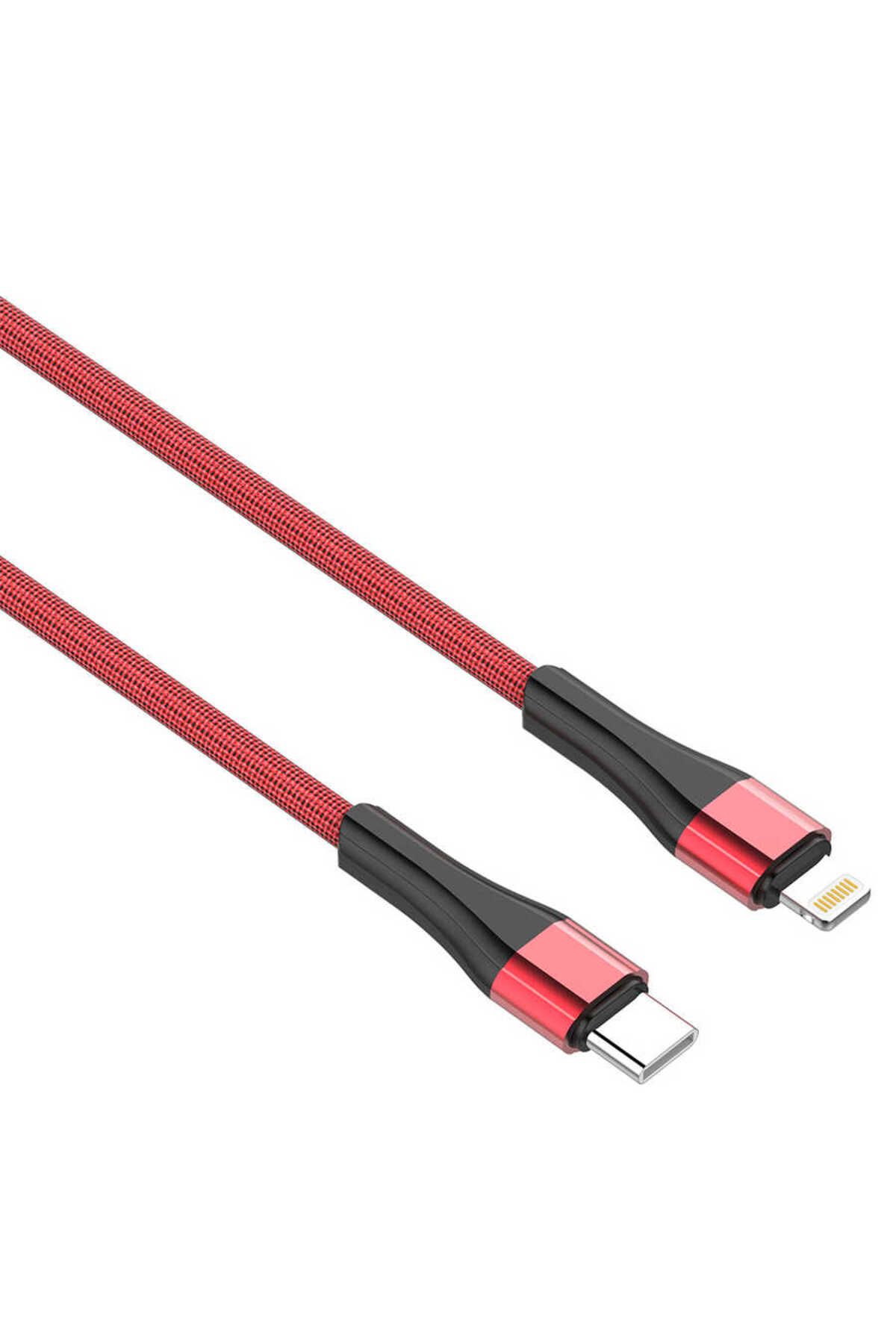 System Com Kırmızı ZR-LC961 PD To Lightning Kablo-SYS