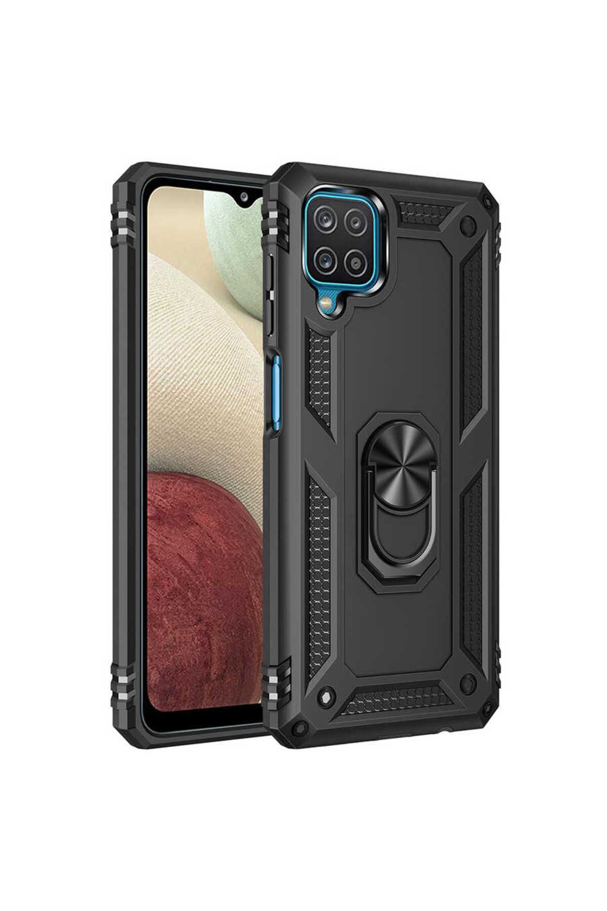 System Com Galaxy A22 4G Kılıf SYS Vega Kapak - Siyah