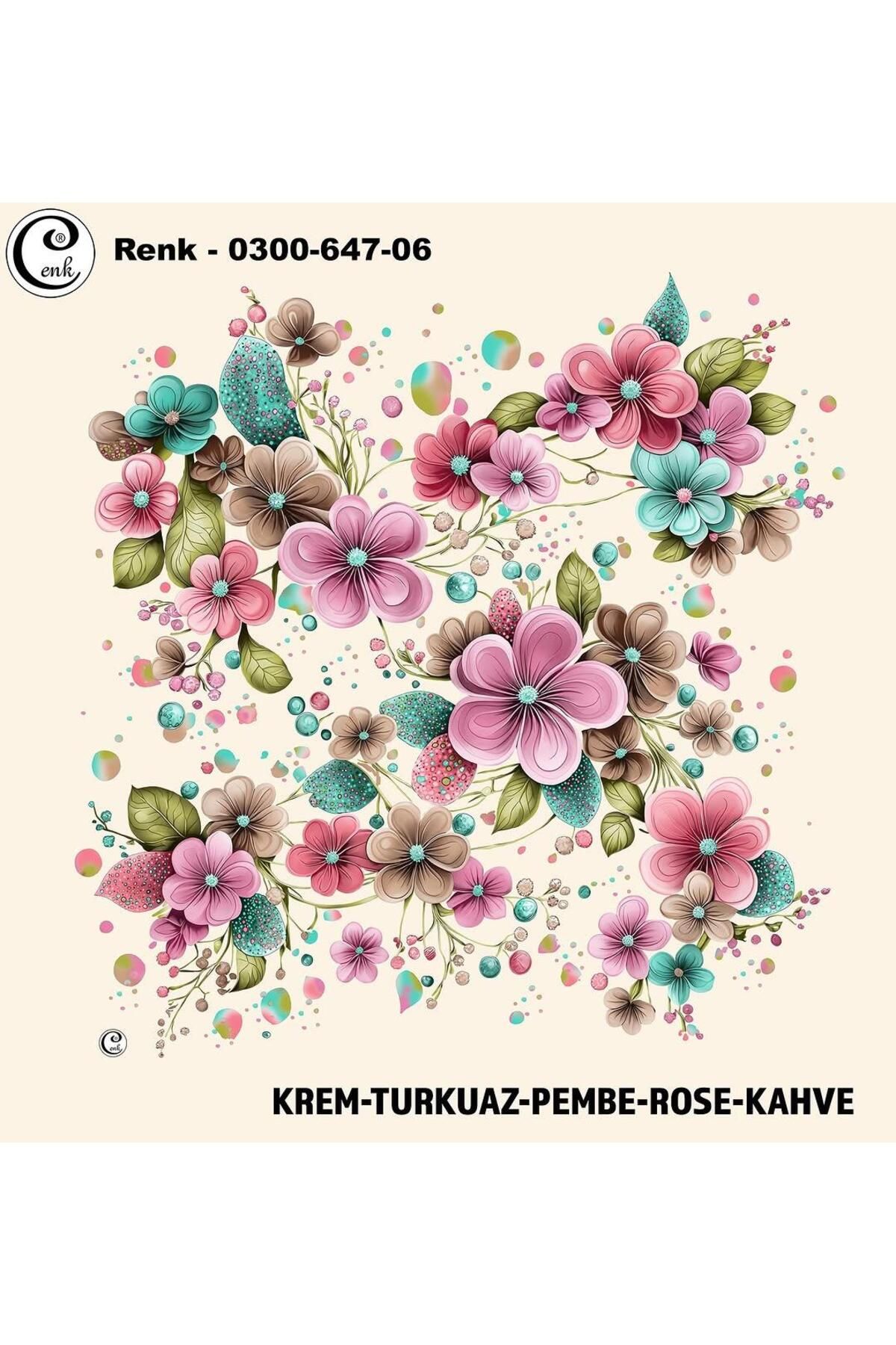 Cenk Desenli Oyalık Yazma - 0300-647