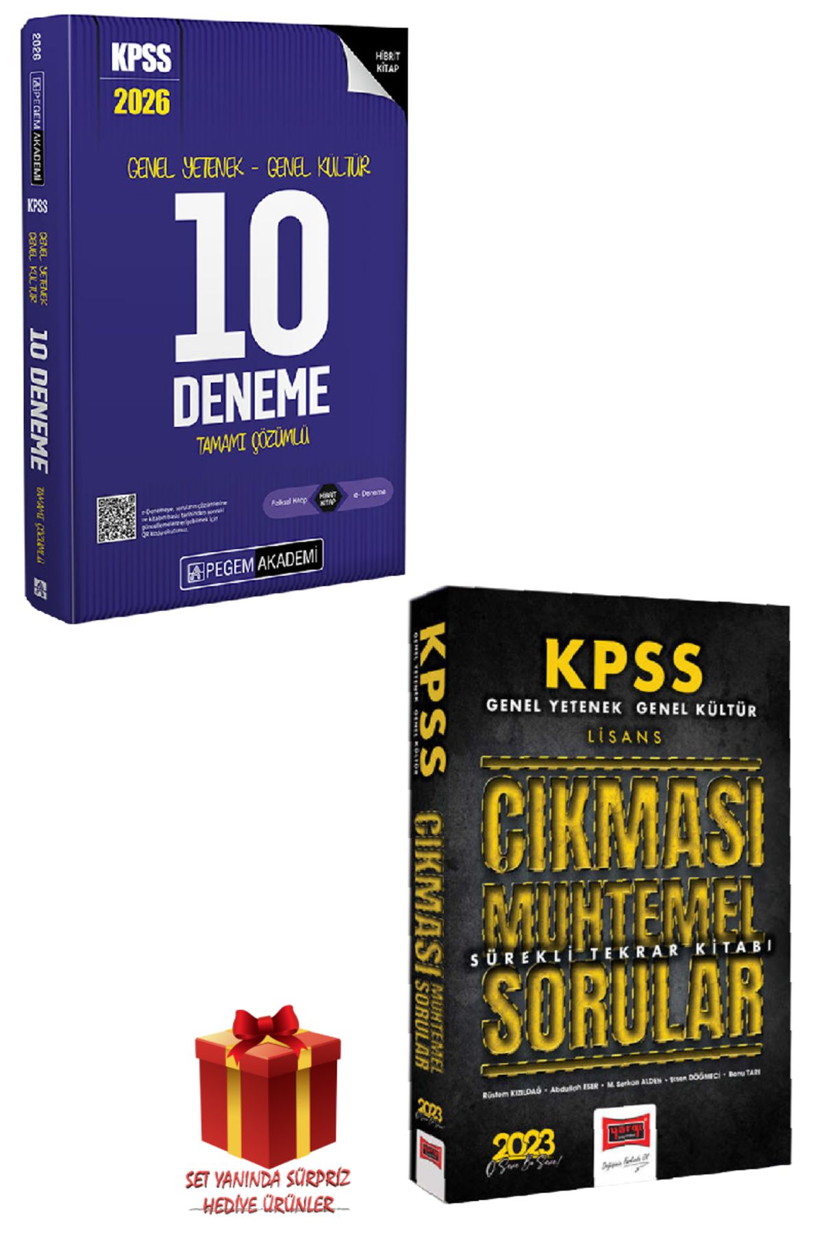Pegem Akademi Yayıncılık 2026 Pegem KPSS 10 Deneme+Yargı GYGK Çıkması Muhtemel Sorular+Hediye