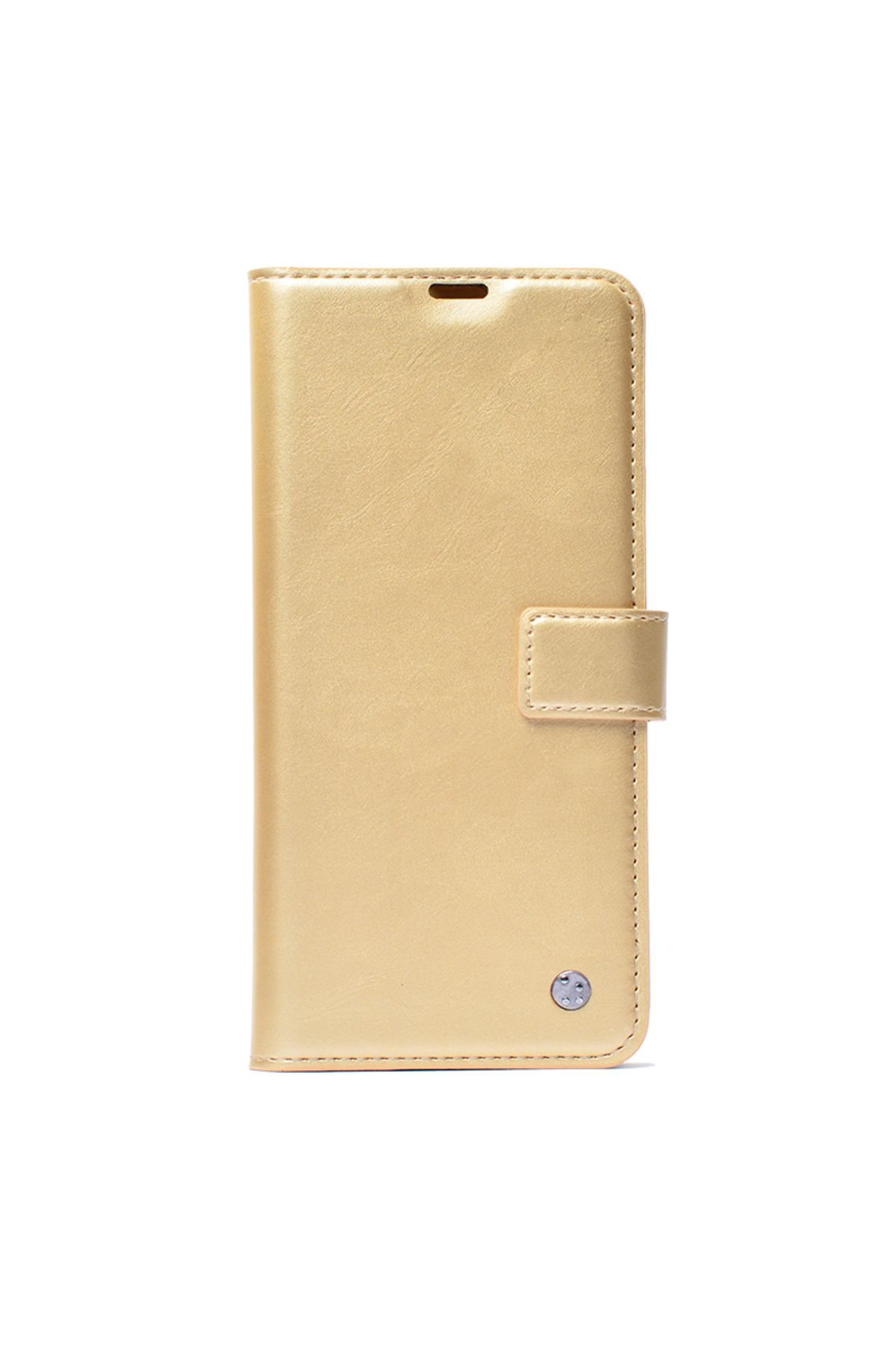System Com Redmi Note 12 4G Kılıf SYS Kar Deluxe Kapaklı Kılıf - Gold