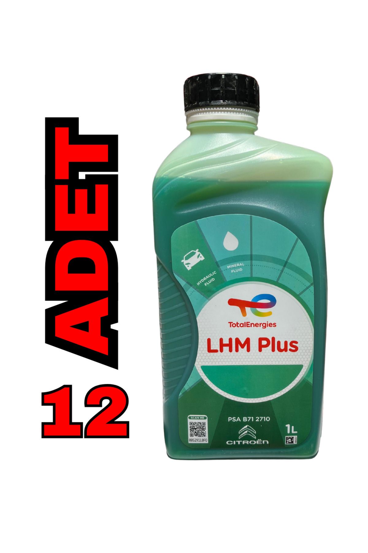 TOTAL Lhm Plus Hidrolik Sistem Sıvısı Psa B71 2710 1 Litre (12 ADET)