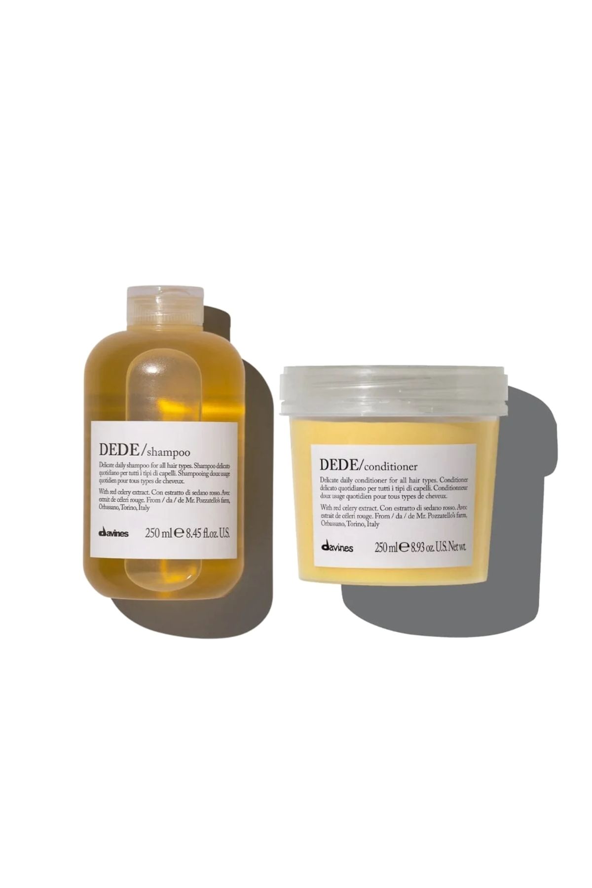 Davines DEDE Hafif Nemlendirici Şampuan 250 ML Ve Saç Kremi 250 ML