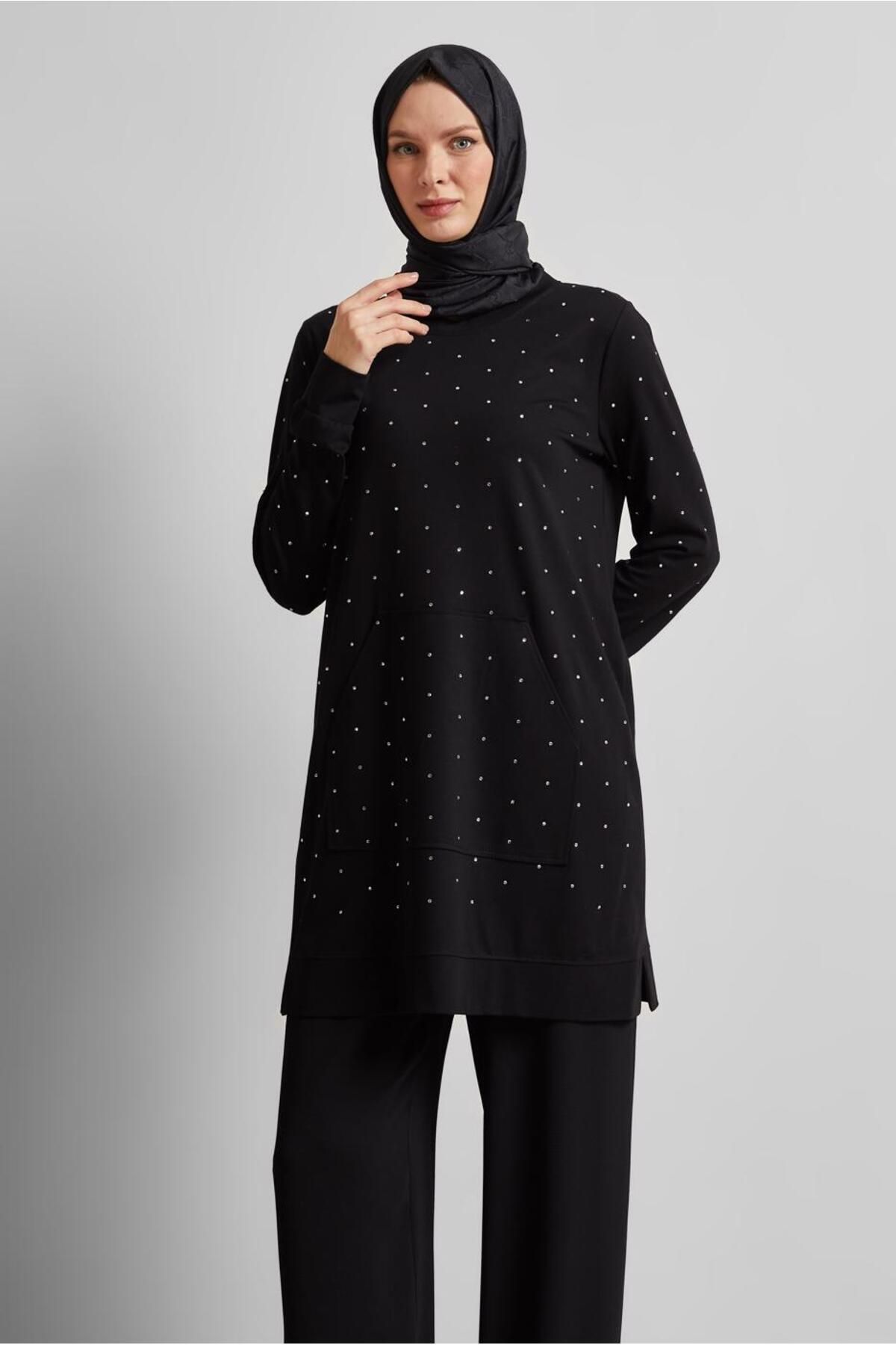 Alvina TAŞLI EŞOFMAN TUNİK 45390