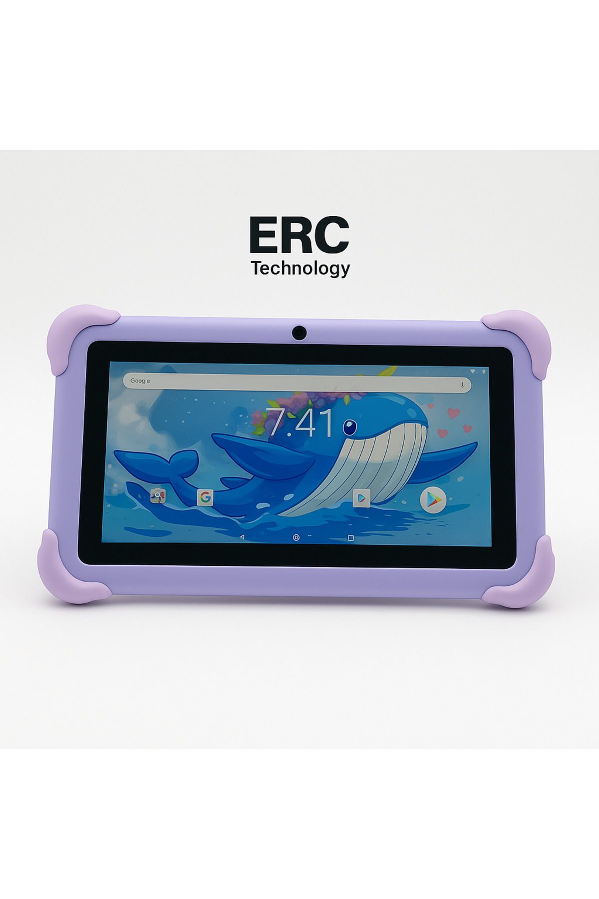 ERCTECH Kids Tablet 7 Inch Ips Kameralı Çocuk Oyun Tableti Darbelere Dayanıklı
