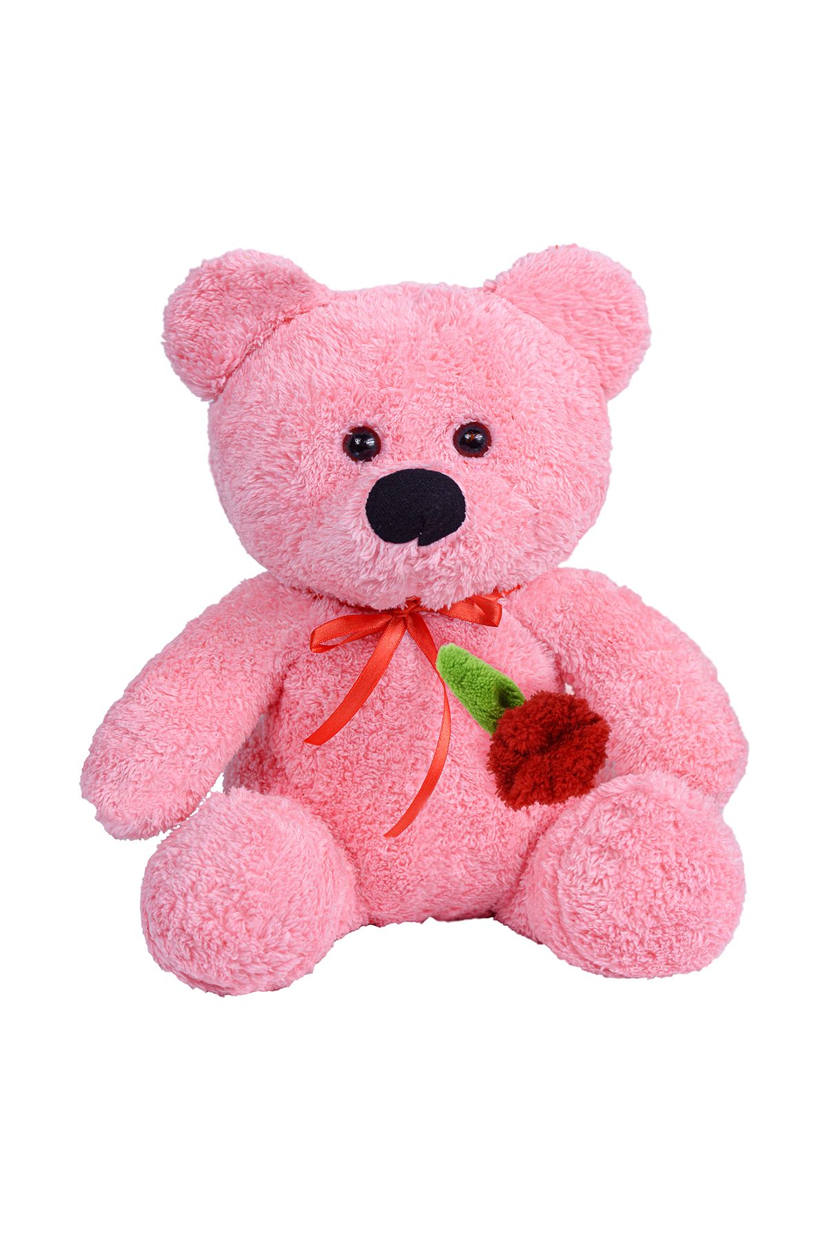 Özgüner Oyuncak 55 Cm Elinde Gül Tutan Ayıcık/%100YERLİ /