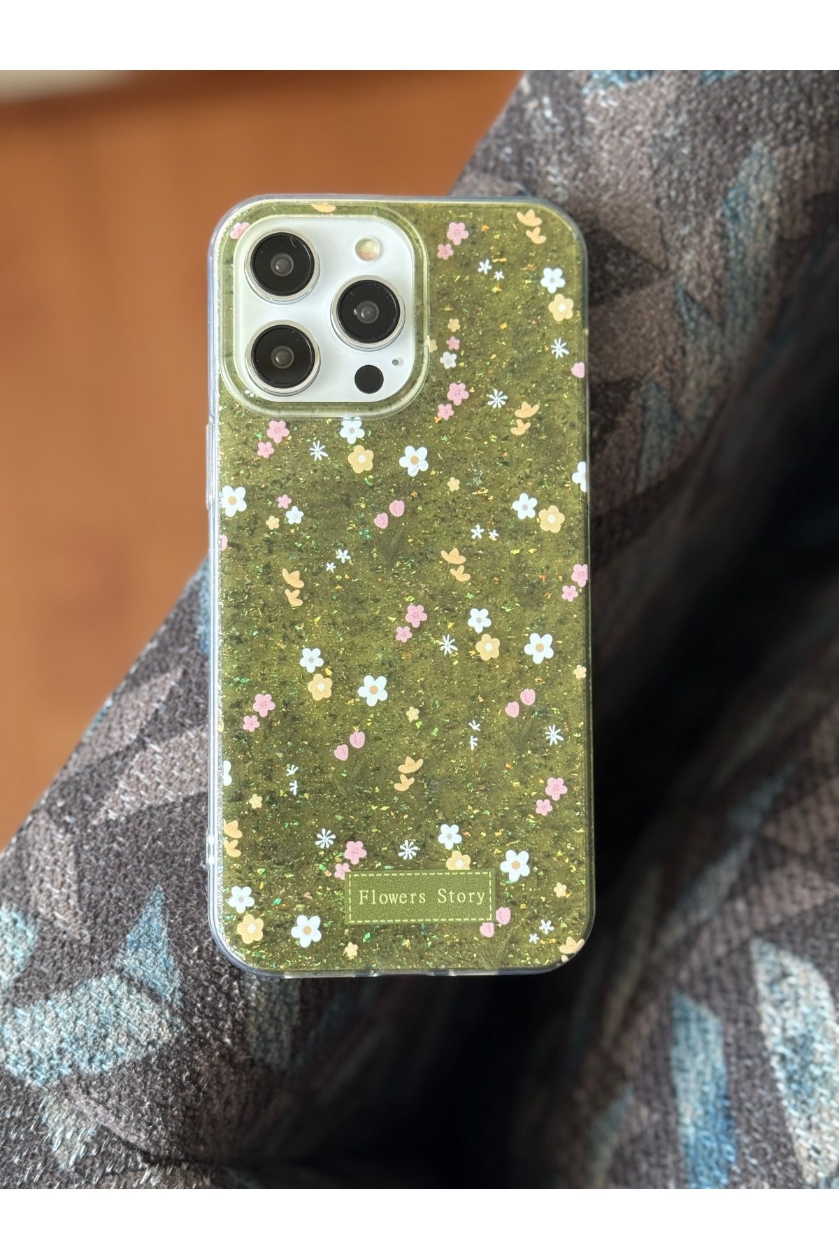 FİŞNEİLETİŞİM İPHONE 16 PROMAX UYUMLU SİMLİ ÇİÇEK DESENLİ KILIF