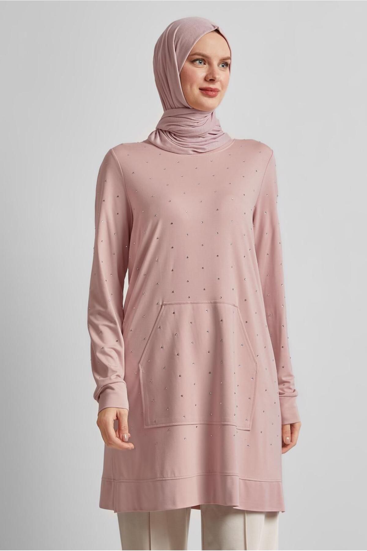 Alvina TAŞLI EŞOFMAN TUNİK 45390