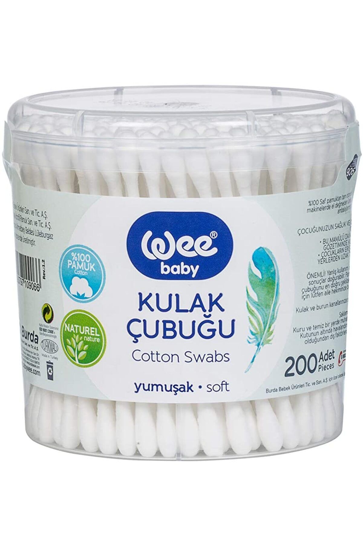 NW NessiWorld Nessiworld Kulak Temizleme Çubuğu (200 Adet) 906