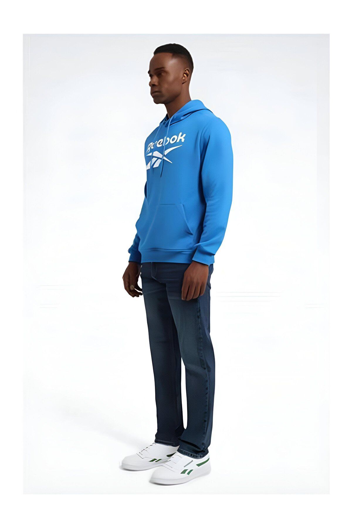 Reebok RI FT BIG LOGO OTH HOOD SWEATSHIRT Giyim Erkek