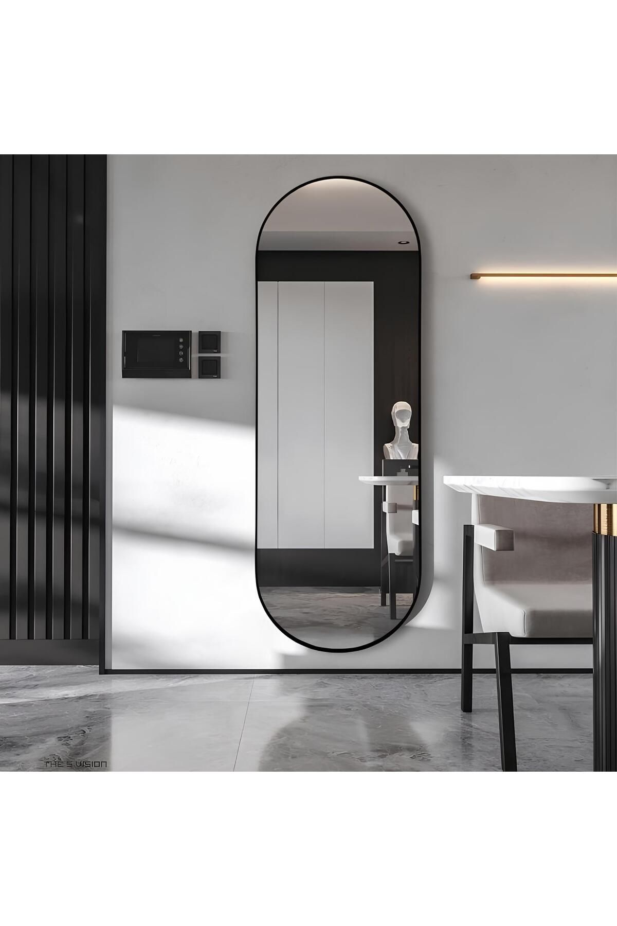 enc home iki tarafı oval konsol ve boy aynası