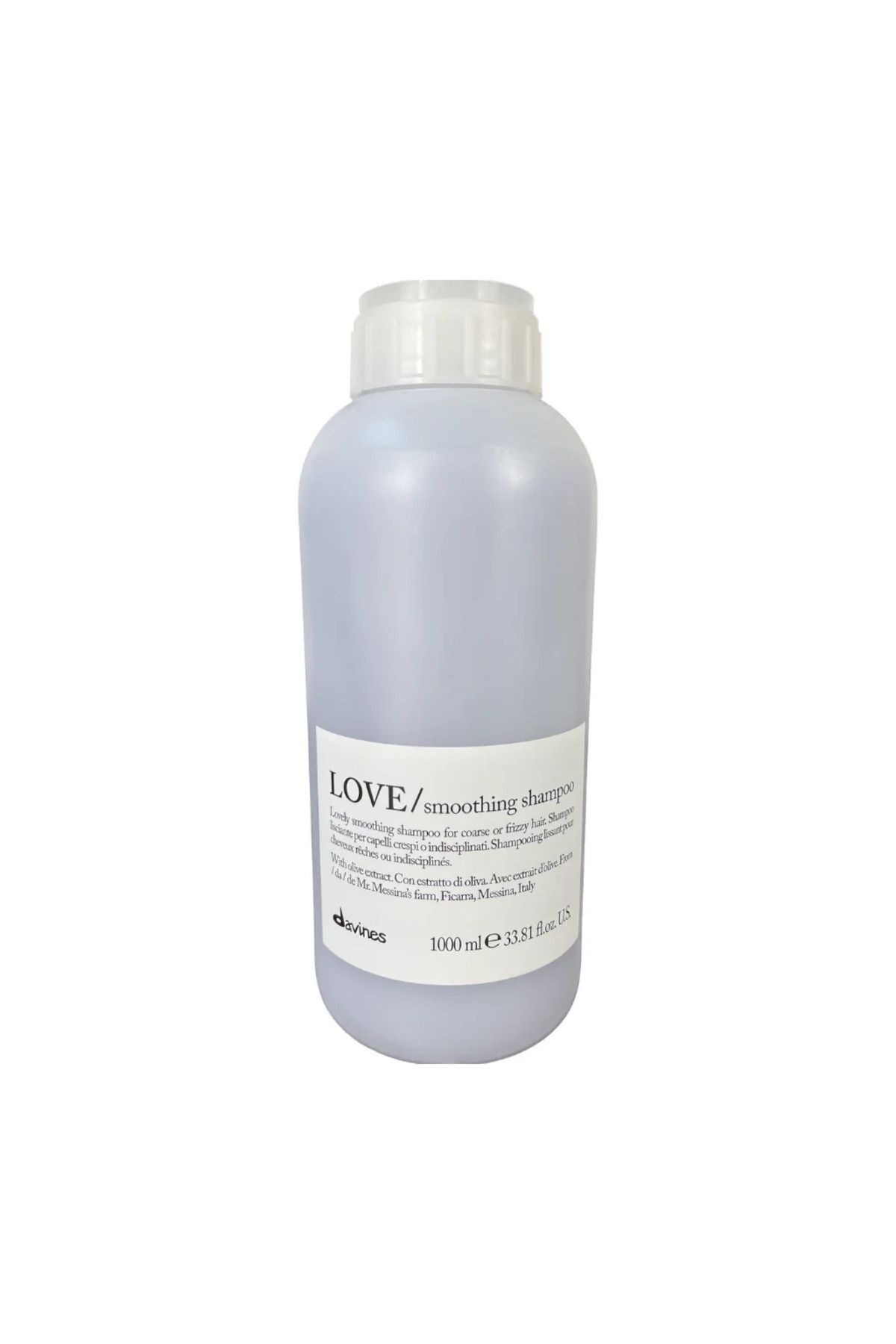 Davines Love Smoothing Shampoo 1000 ml / Kıvırcık ve Asi Saçlar