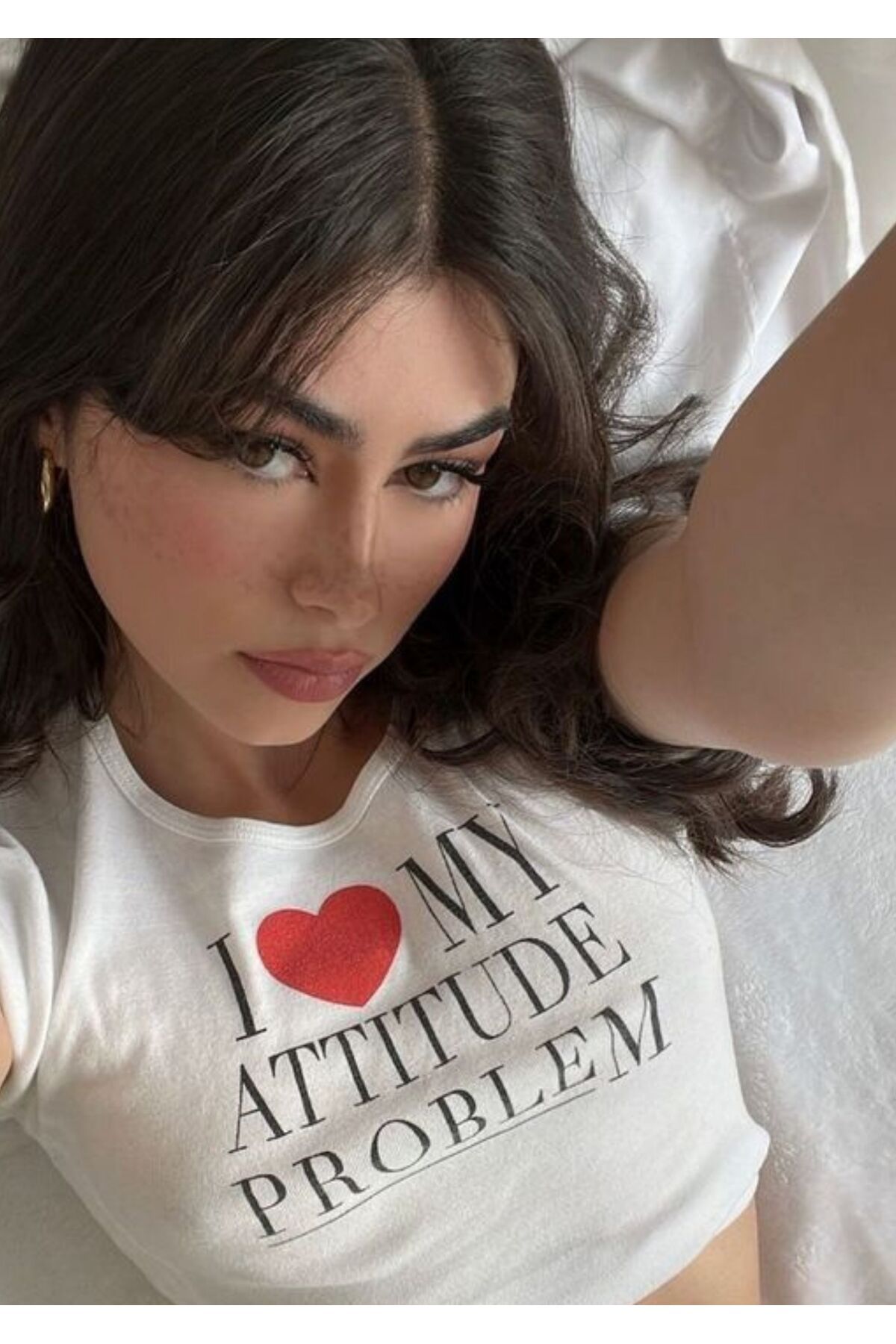 Urbanstadt I Love My Attitude Crop Top