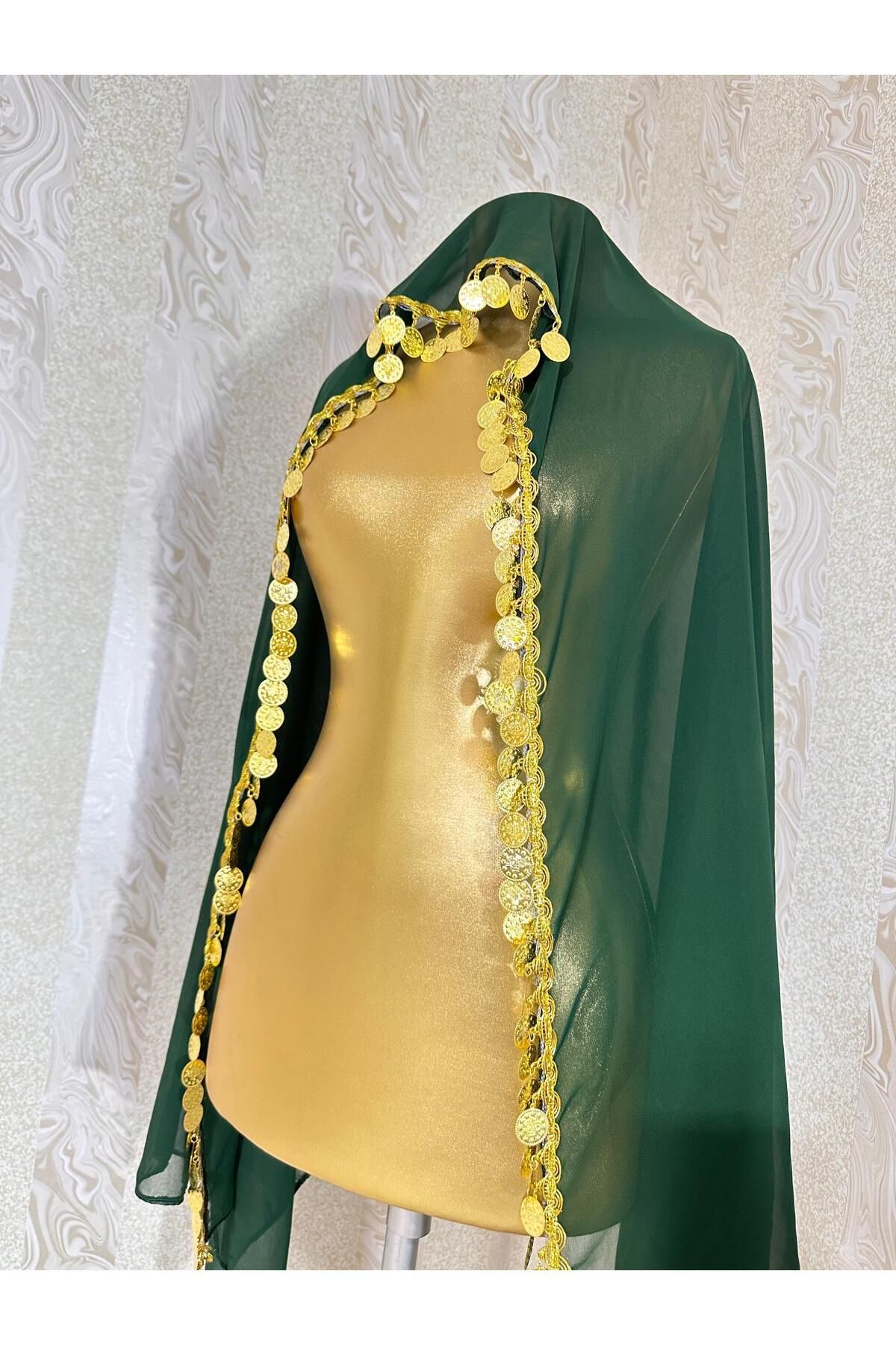 Firdevs Giyim-Green Quarter Local Shawl 3