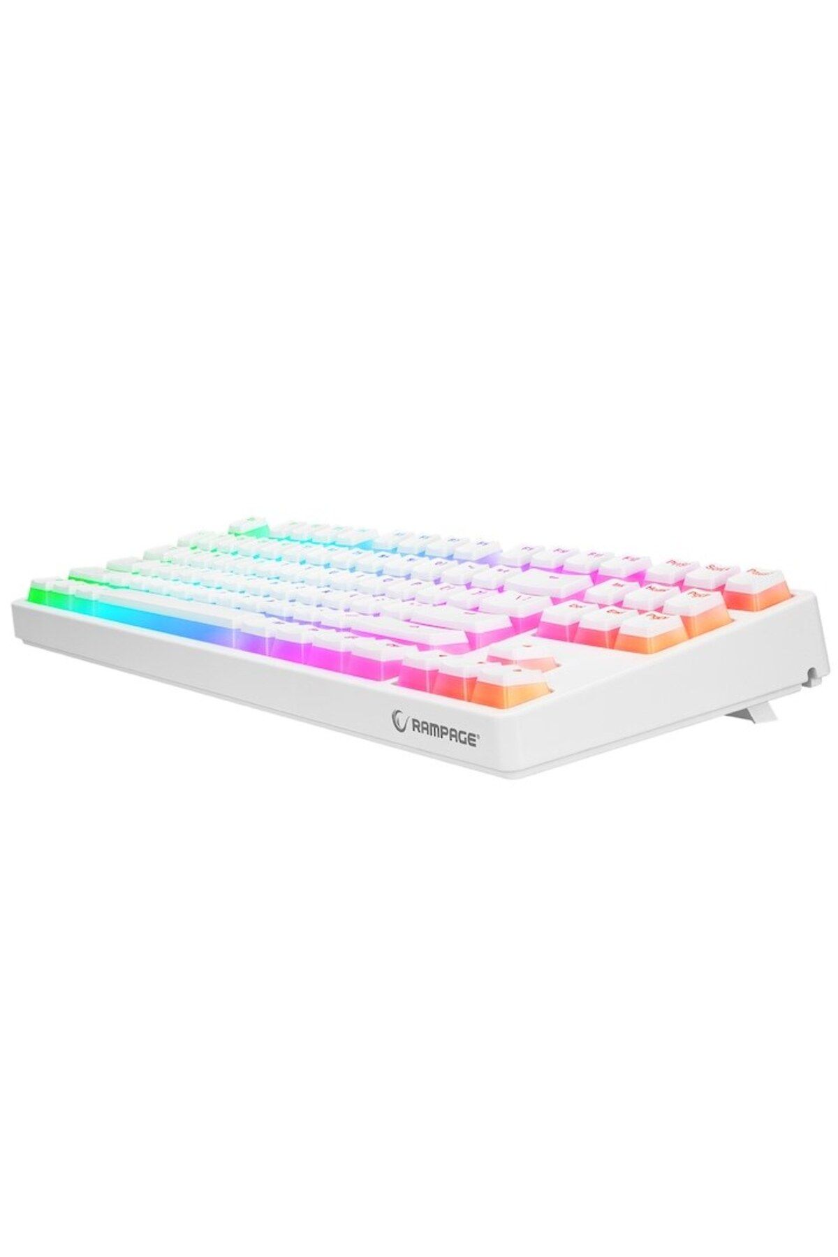 Rampage-Gaming Ghost Mechanical Keyboard, Rgb, Red Switches, Programmable, 1000hz, Anti-ghosting, Usb-c 3