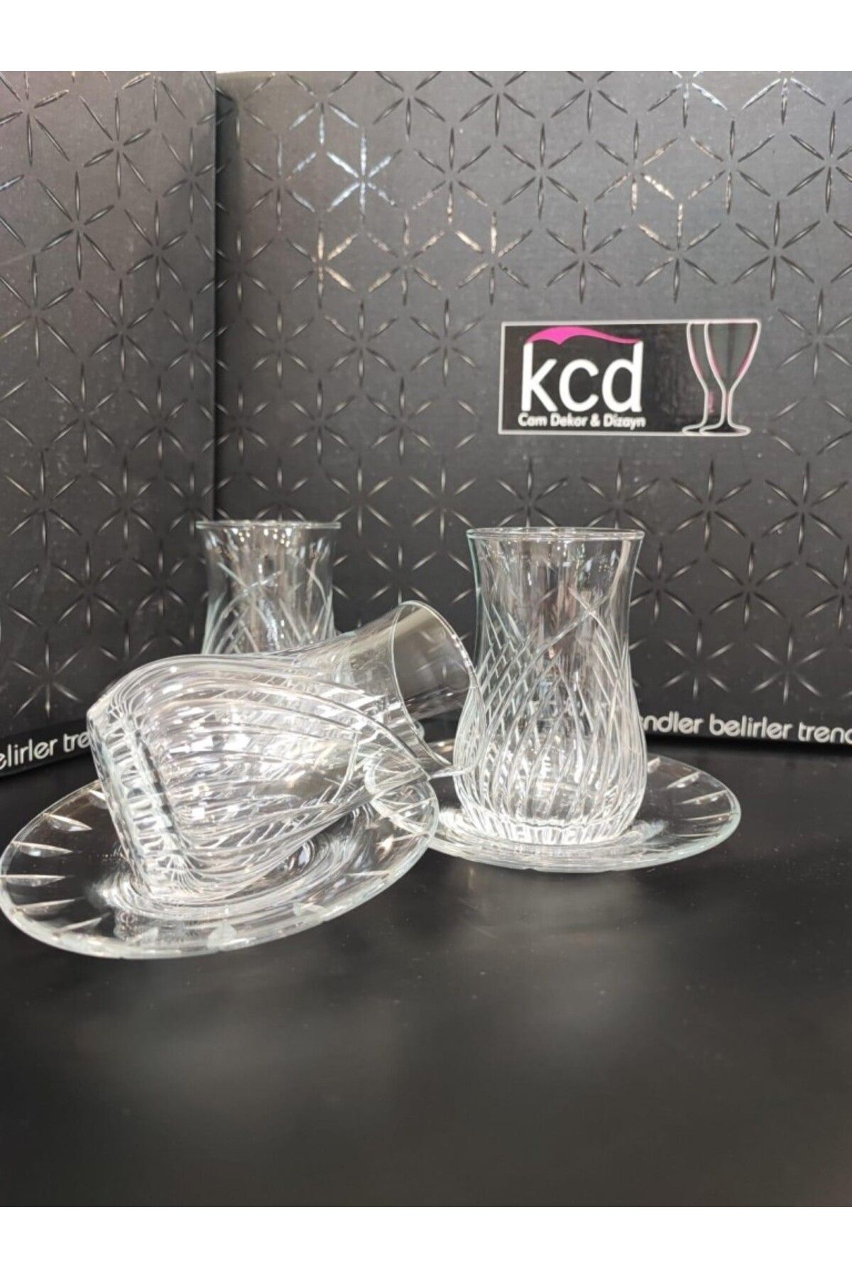 KCD 3858S 6 Kişilik 12 Parça Çay Seti