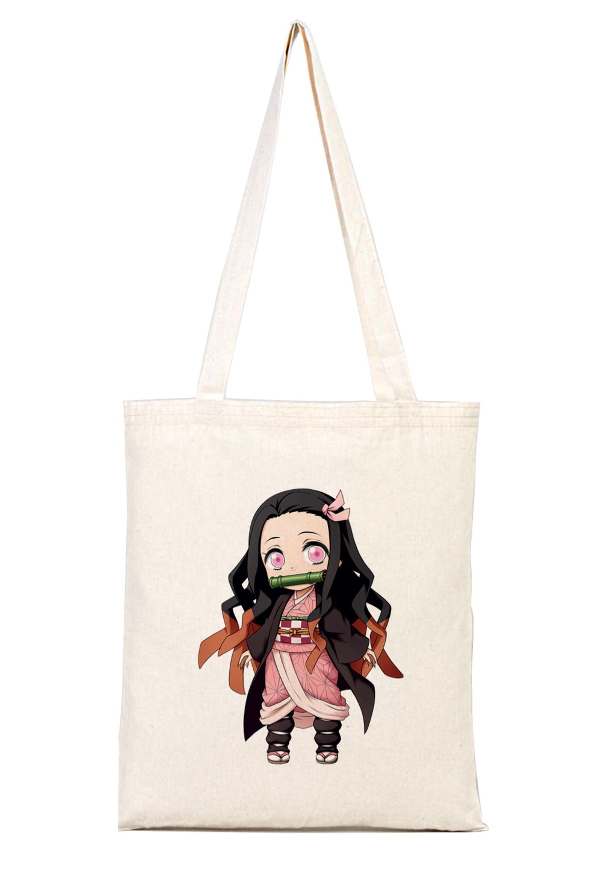 iyi fikirler Demon Slayer Nezuko Bez Omuz Çantası