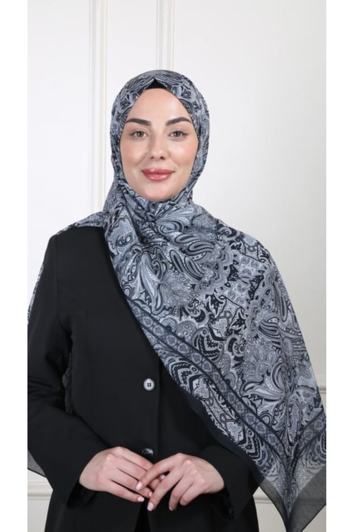 locella Desenli Pamuk Vual Şal