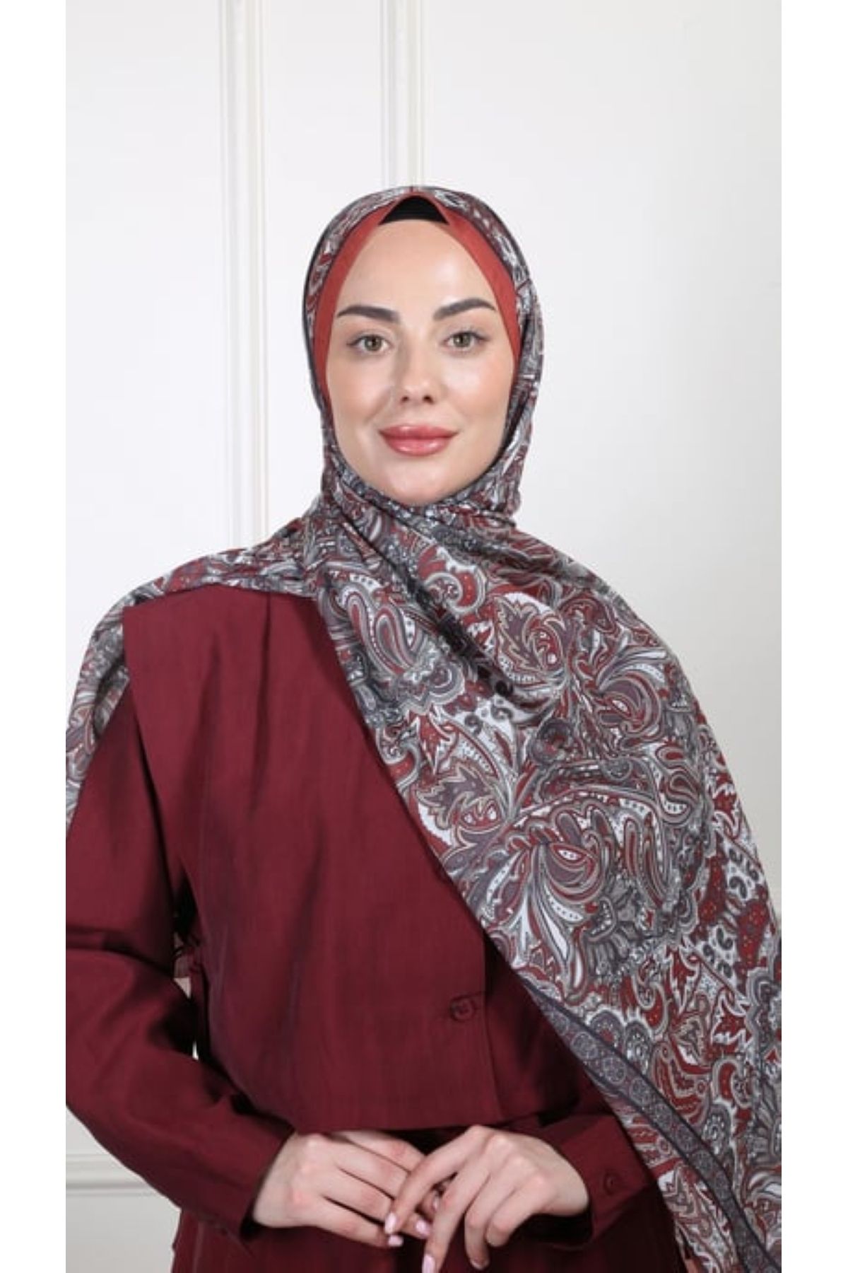locella Desenli Pamuk Vual Şal