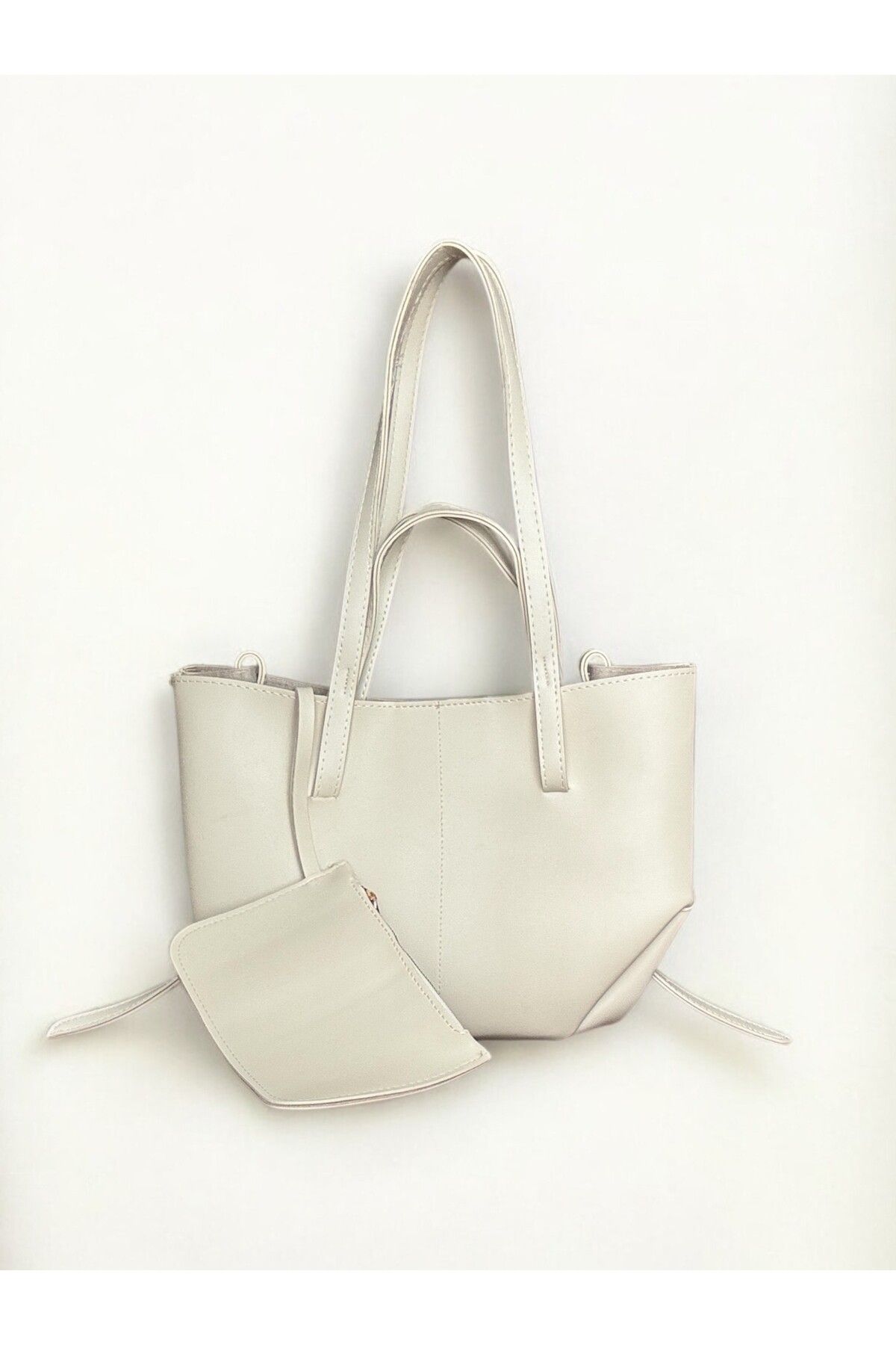 ila bags Nea Mini Cüzdanlı Krem Çanta