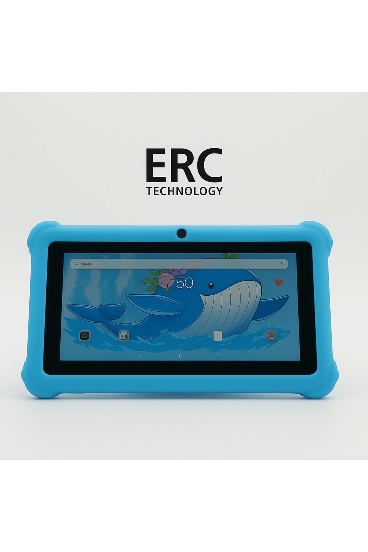ERCTECH Kids Tablet 7 Inch Ips Kameralı Çocuk Oyun Tableti Darbelere Dayanıklı