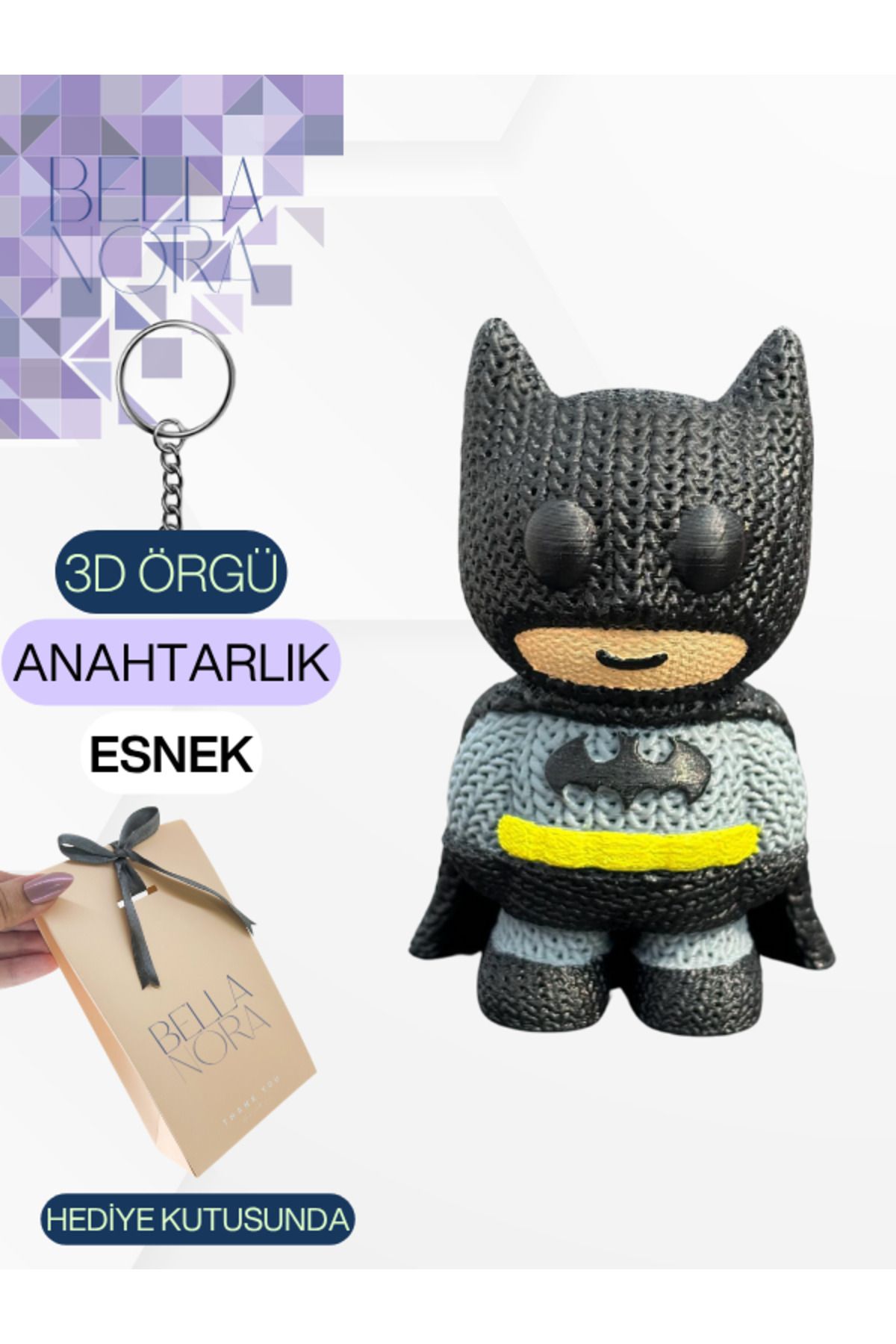 Bellanora Spiderman Arkadaşları Marvel Çizgi Film Kahramanları Örgü Anahtarlık/ En Sevilen Karakterler Hediye