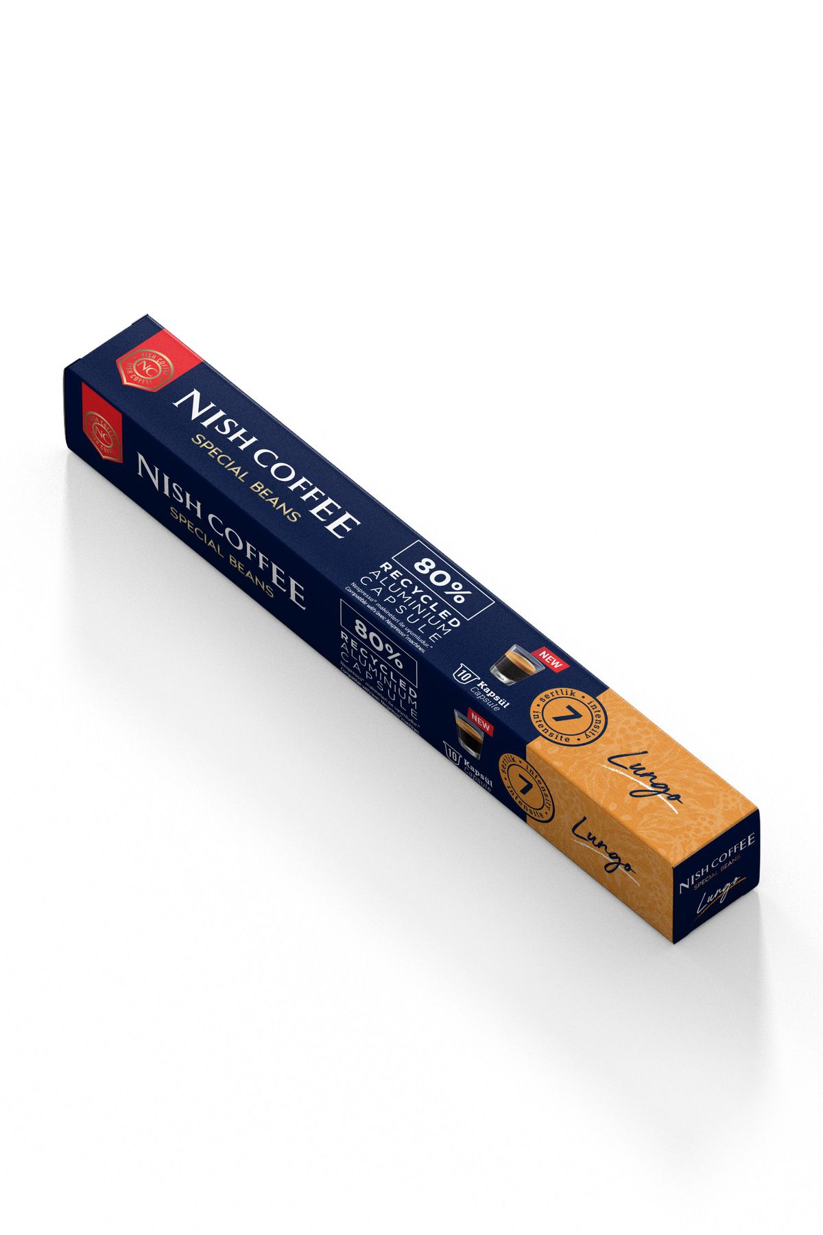 Nish Coffee Kapsül Kahve 6 Lungo (NESPRESSO UYUMLU)-10 Adet