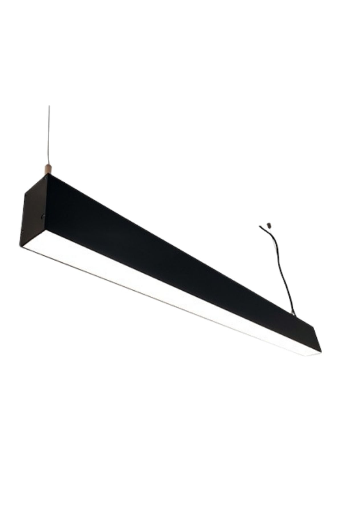 ELITELIGHTDİZAYN 120 cm Siyah kasa Lineer Sarkıt LED Aydınlatma | 4000K | Salon, Mutfak, Ofis VB.