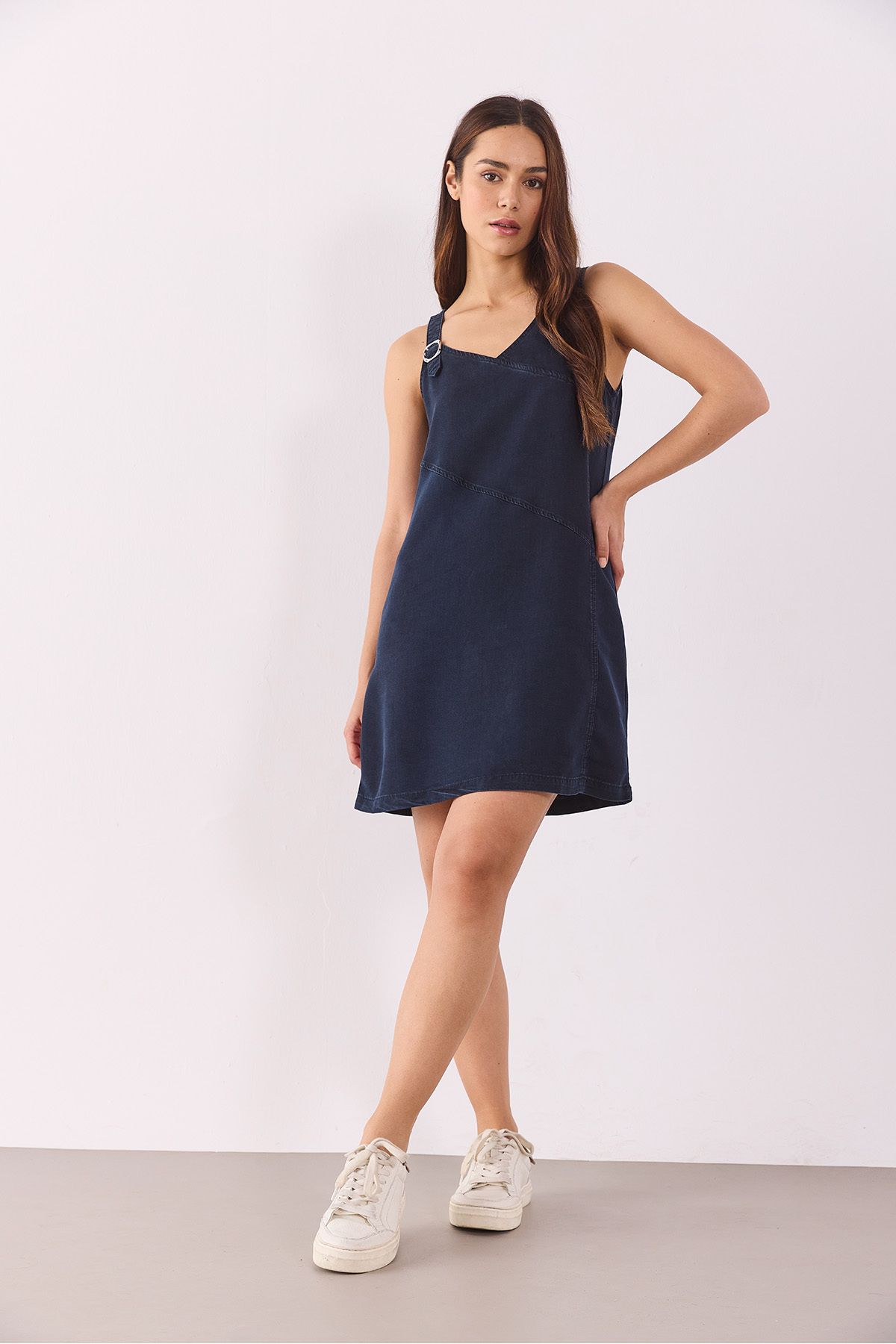 VENA-Rochie de blugi albastru negru Clean Fit (Tencel) Angelica 5