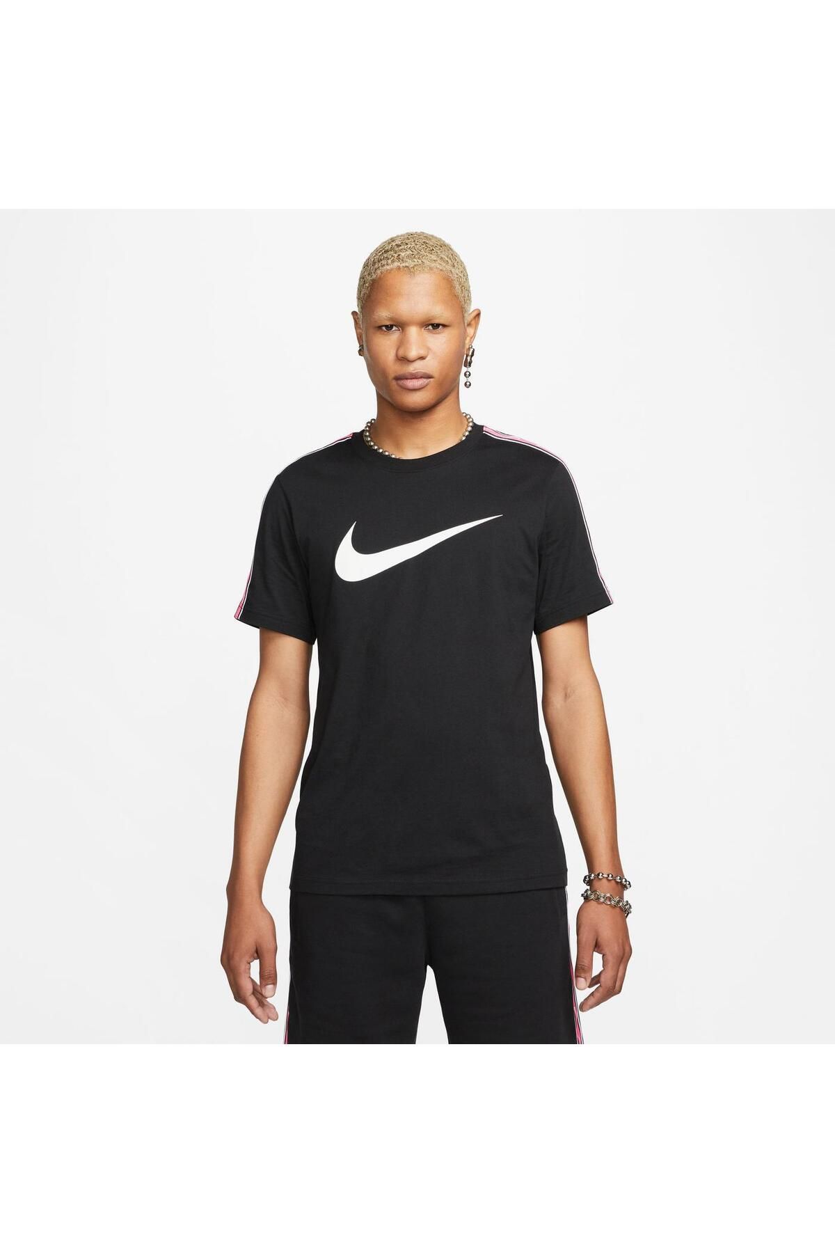 تی شرت ورزشی مشکی مردانه آقایان 013 اورجینال Nike