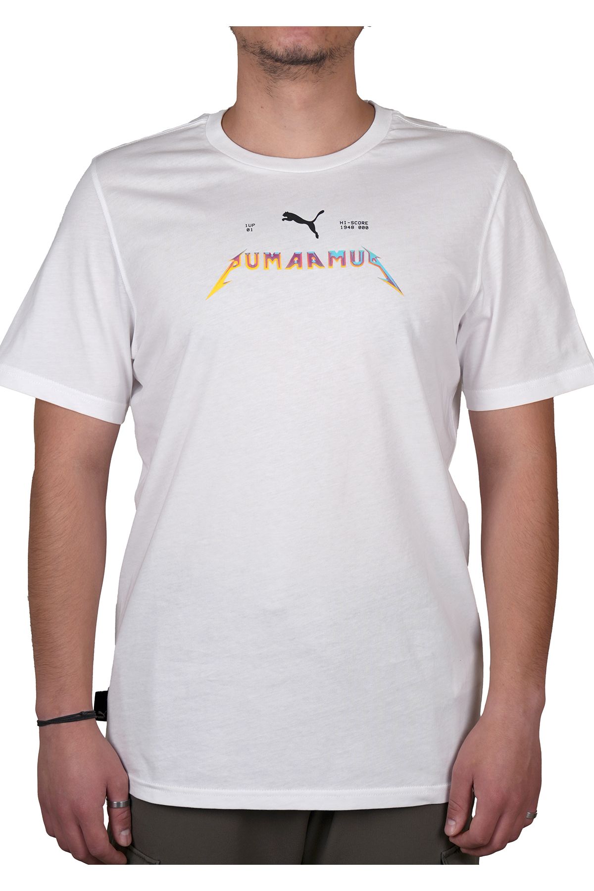 تی شرت سفید مردانه T 02 اورجینال Puma