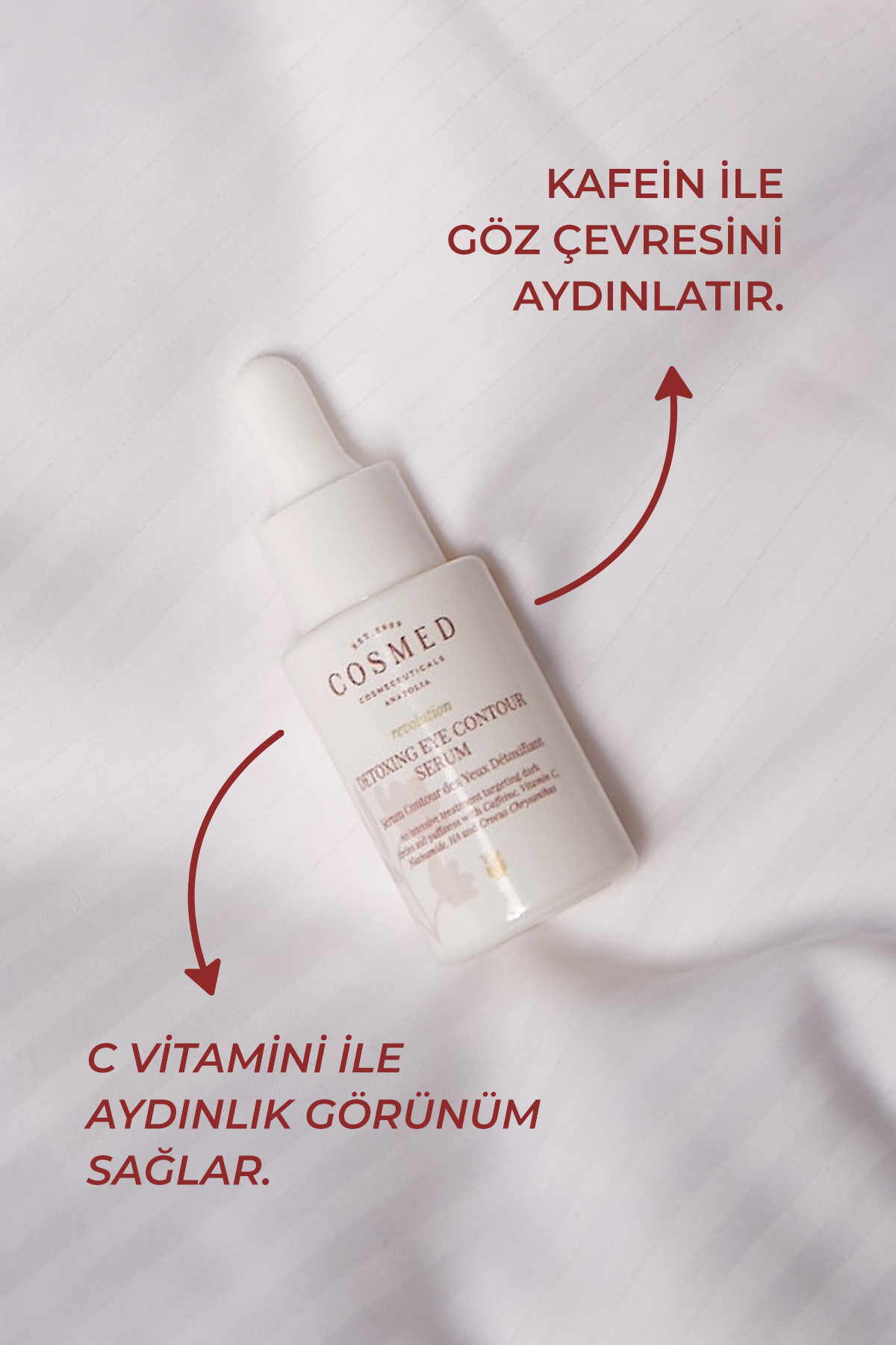 Göz Altı Torbalanma,Morluk Karşıtı Göz Çevresi Serumu/DETOXING EYE CONTOUR SERUM 15ML — 8699292993385 — تصویر 3 از 6