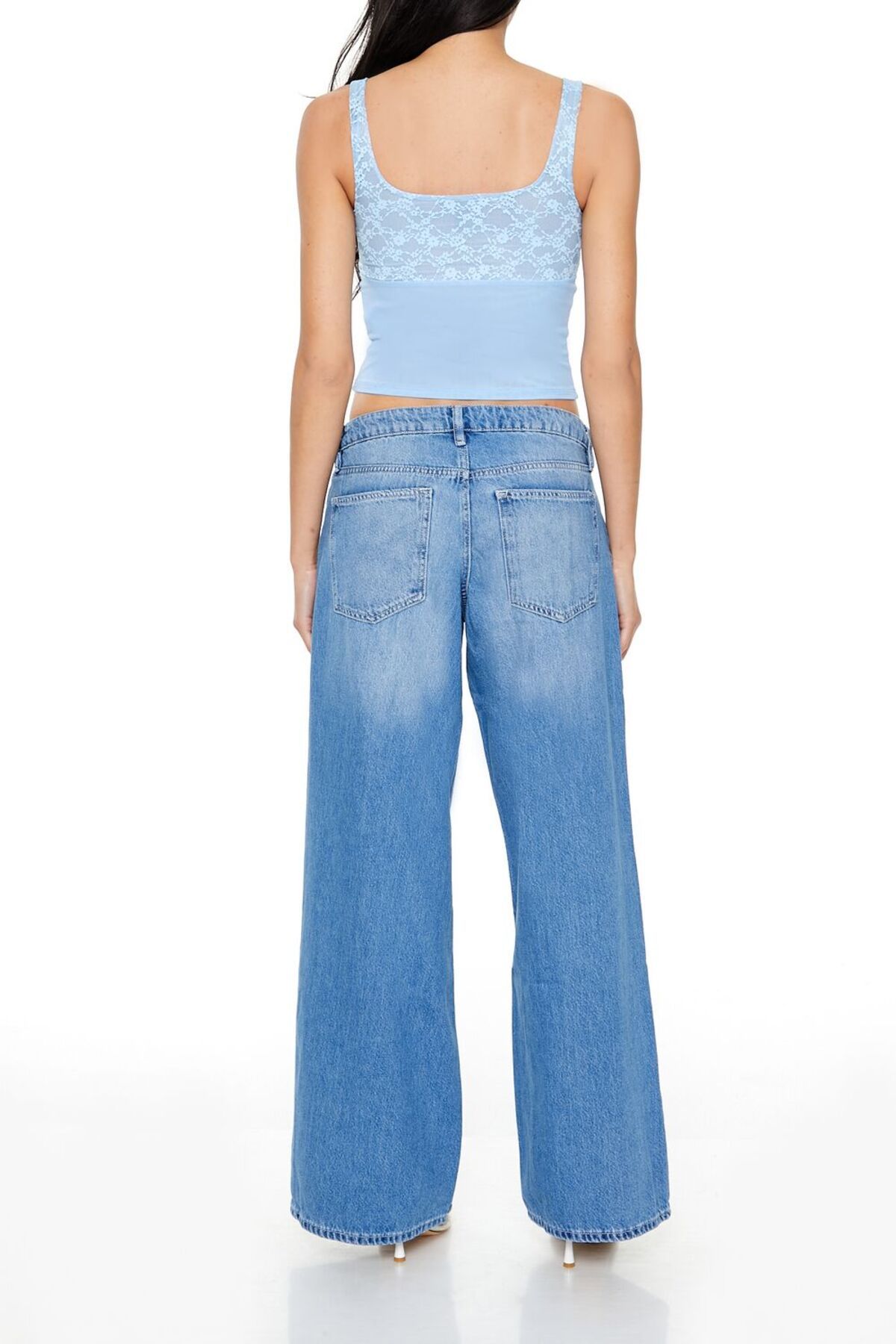 Forever 21 Baggy Low-Rise Jean Pantolon