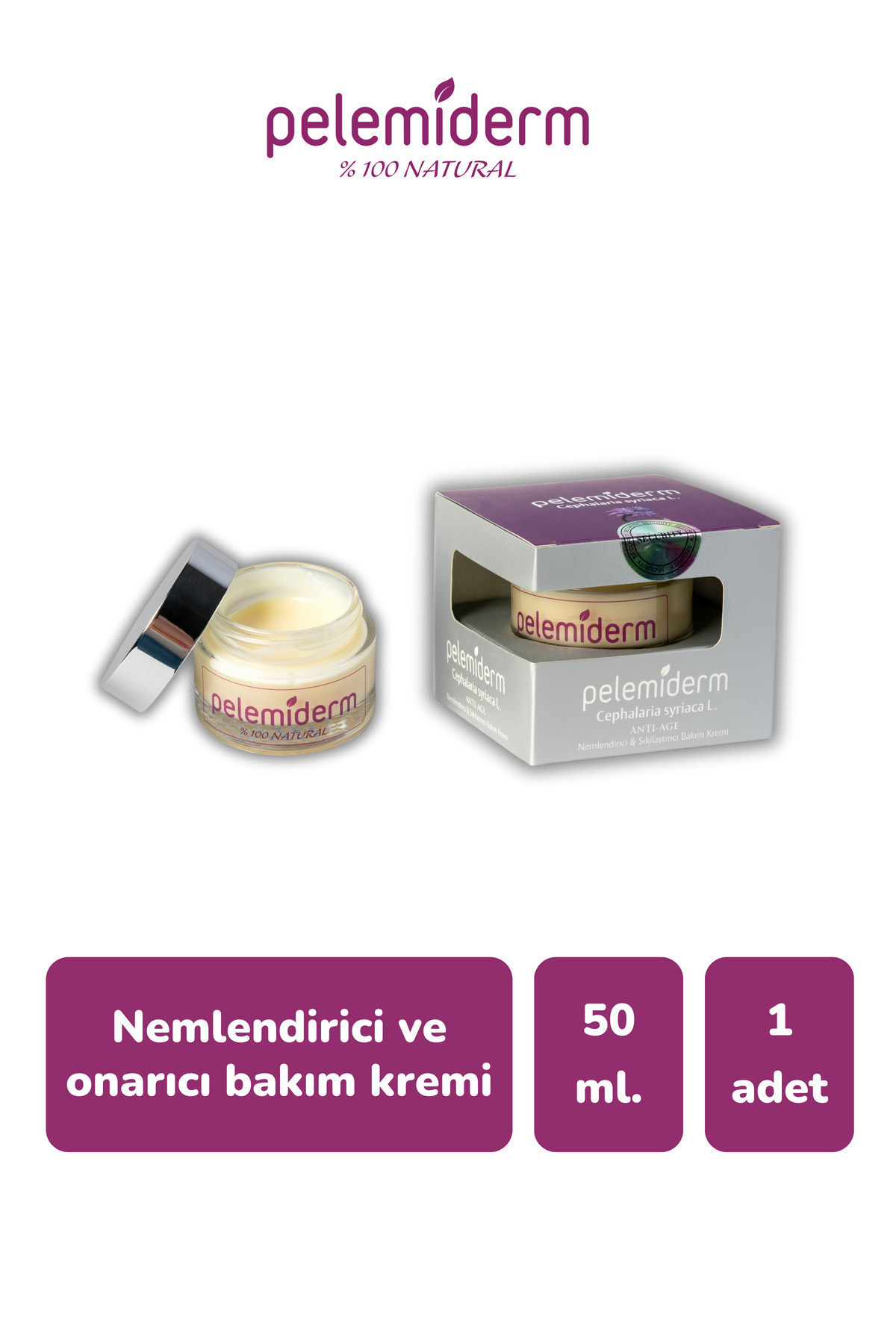 Moisturizer Nemlendirici Sıkılaştırıcı Onarıcı Bakım Kremi 50 ml Ton Eşitleme Tüm Cilt Tipleri 1 Adt