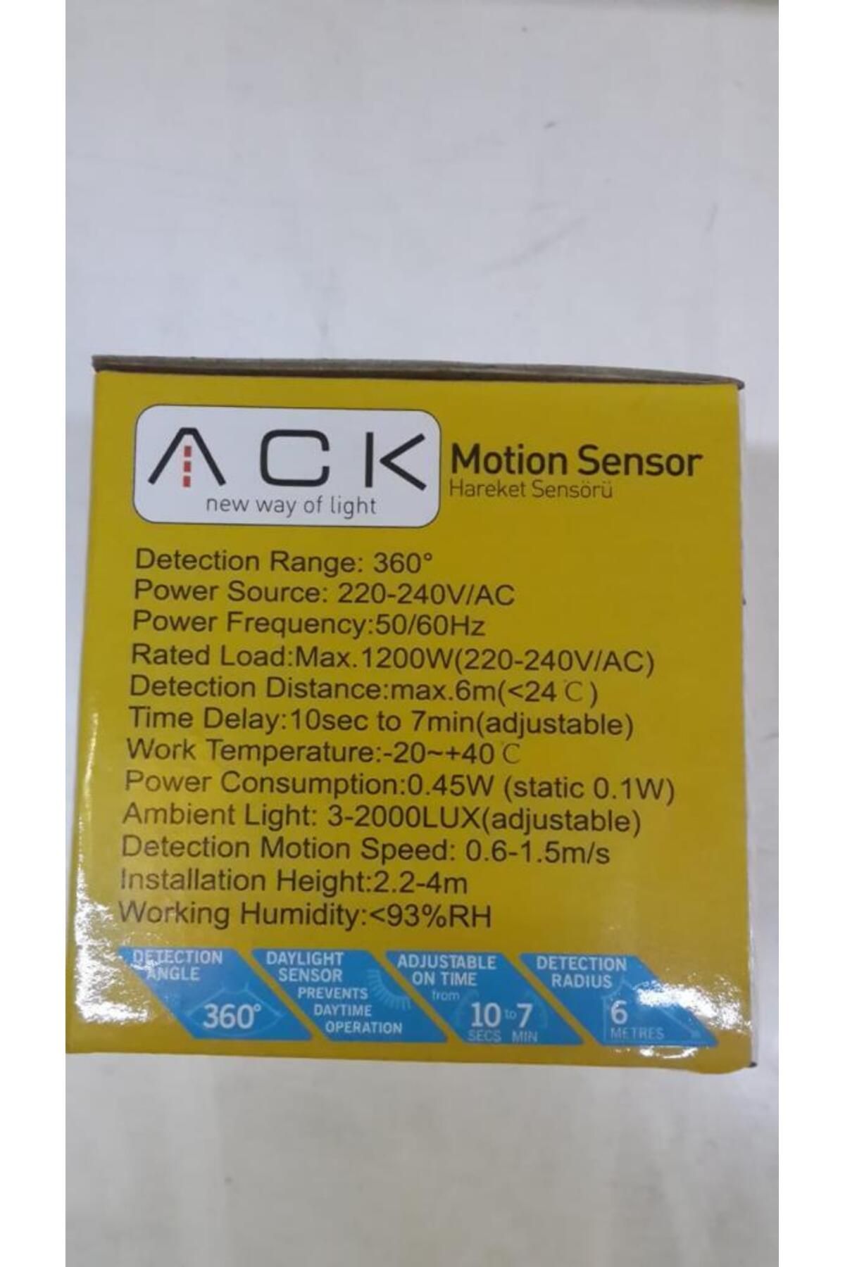 ACK-Çınarcık Tç Sensor Recessed Mini 360 Degree Heli̇os 2