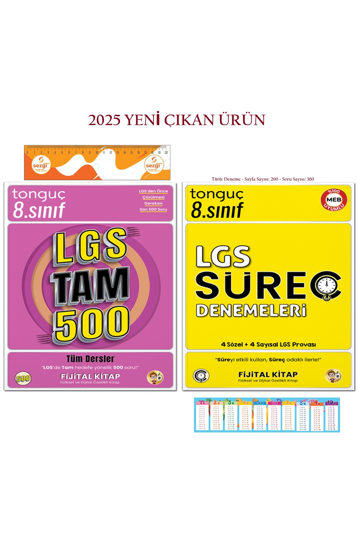 Tonguç Yayınları Lgs Tam 500 Soru Bankası Ve 8. Sınıf Lgs Süreç