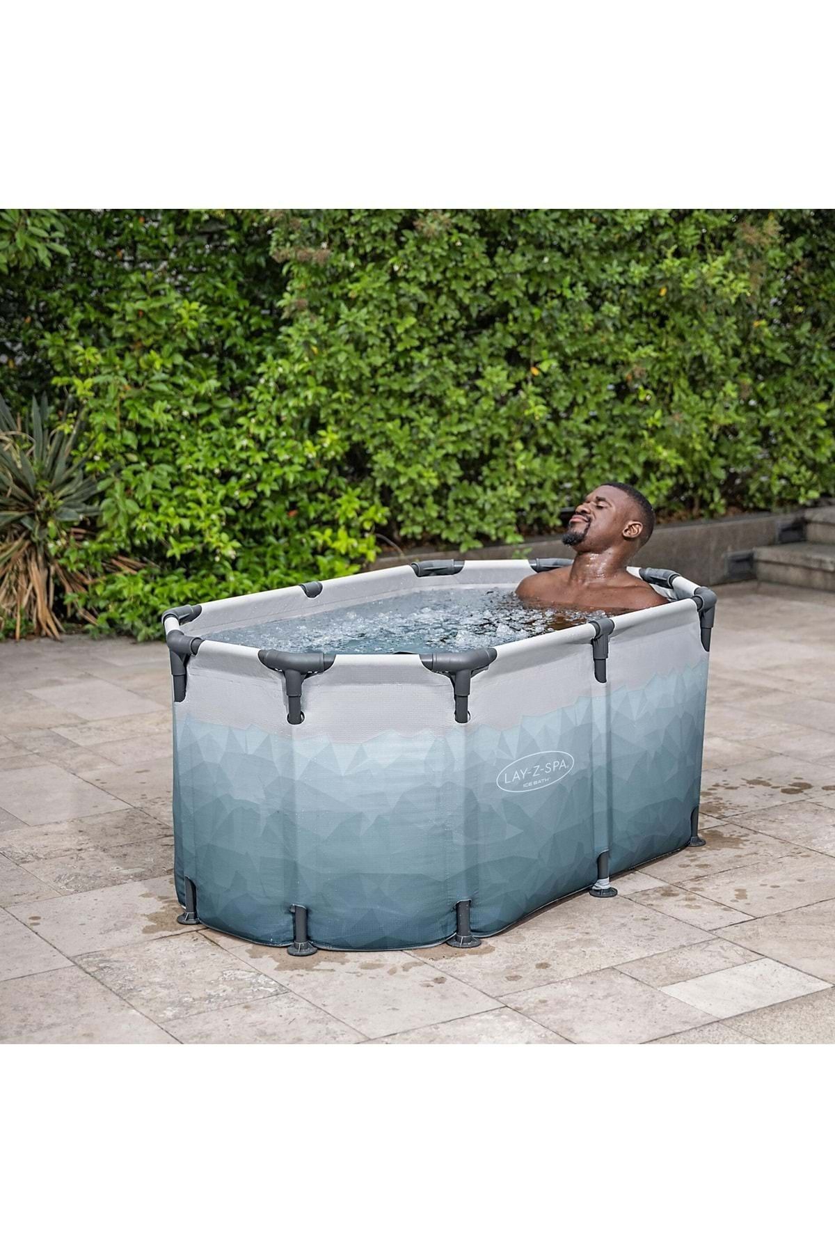 BESTWAY Lay-Z-Spa Soğuk Terapi Buz Banyosu Küveti, 2 Kişilik 6002N