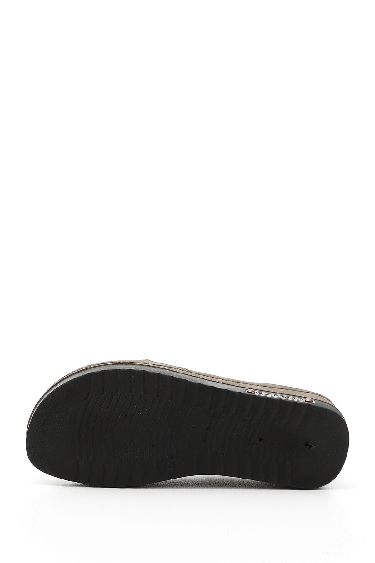 GÖNDERİ(R)-Women / Girls Mink Wedge Sole Cross Strap Comfort Slippers 5