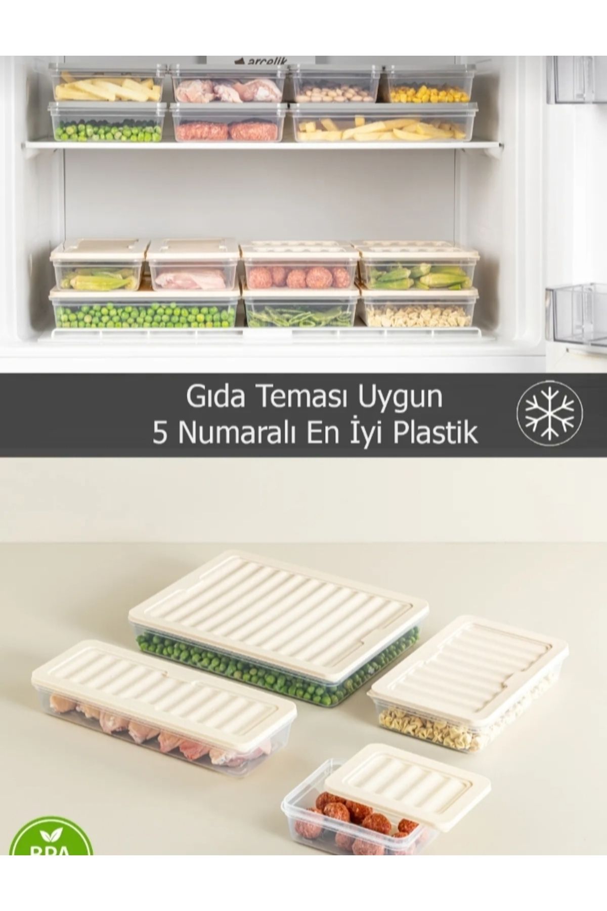 VZN-Horizontal Refrigerator Diffuser Organizer Storage Container Microwave Container Message for Color 5