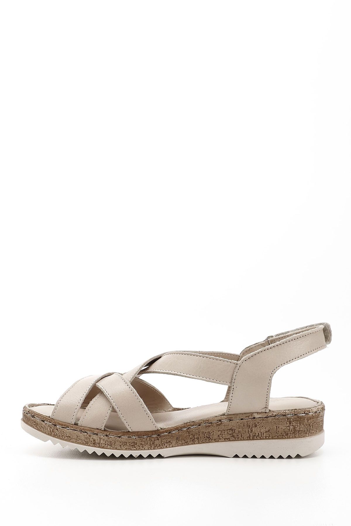 صندل نود زنانه R Beige Antique Hey Sandals Base چرمی Fill 45041 GÖNDERİ(R)