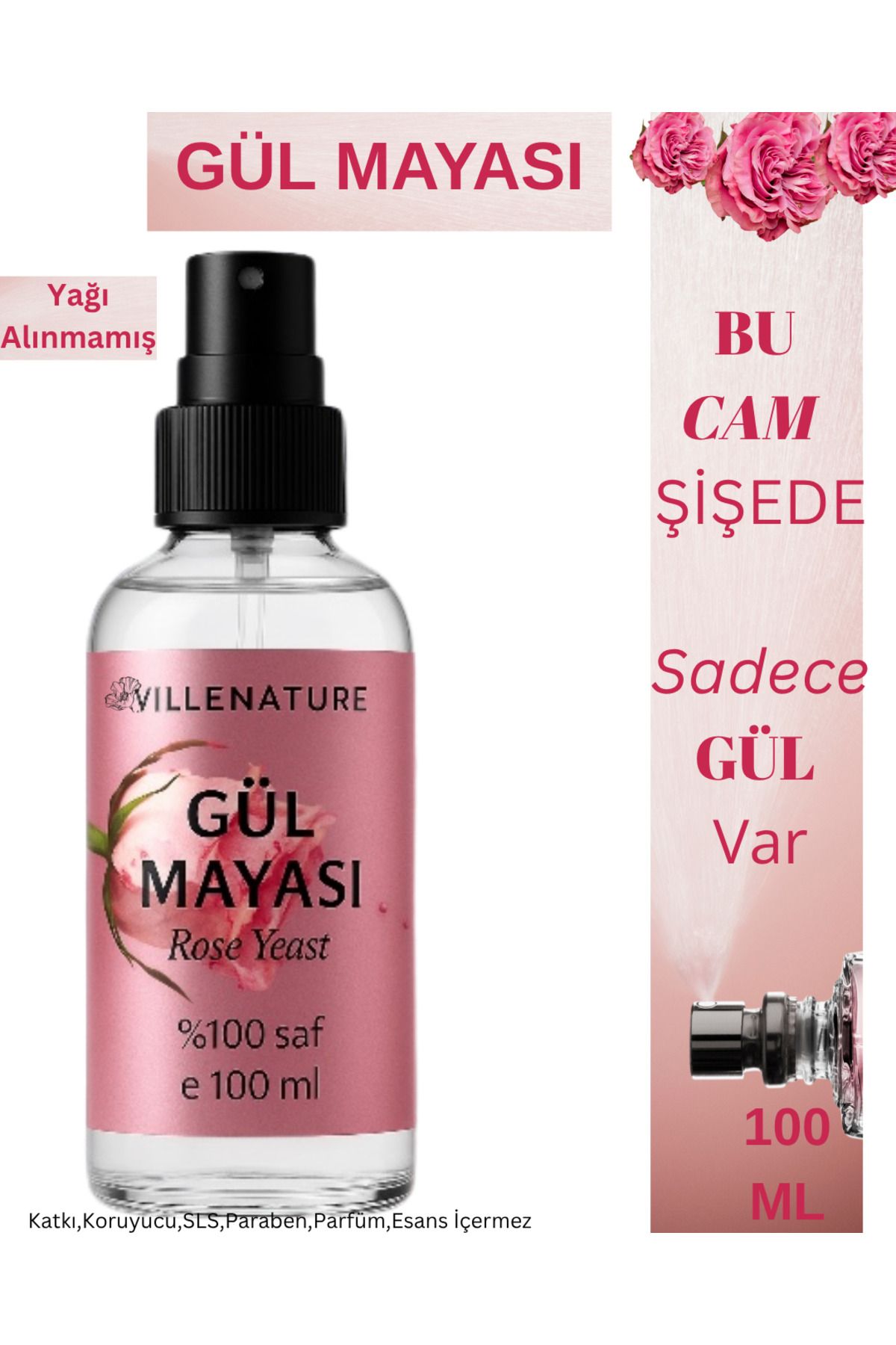 VILLENATURE GÜL MAYASI 100 ML