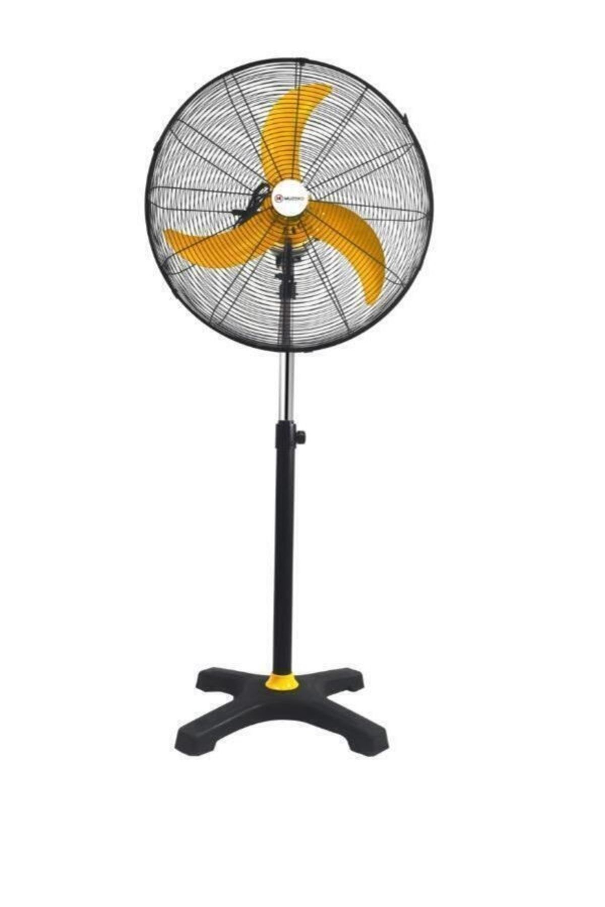 MUZEKO MZK-750 MEGA PLUS 30 INÇ SARI KANATLI SANAYİ TİPİ AYAKLI VANTİLATÖR 75CM