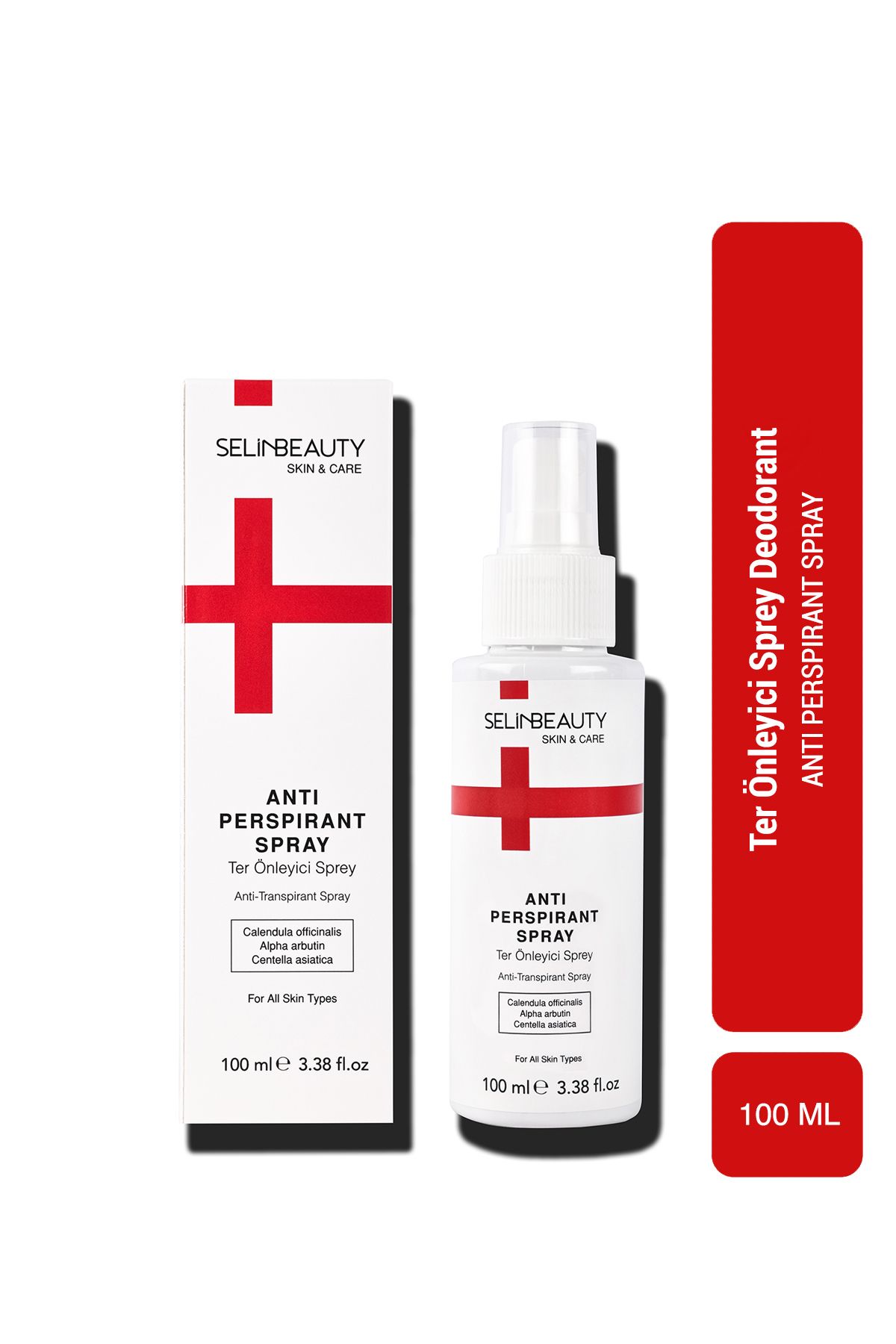 Selin Beauty Skin&Care El&Ayak&Koltuk Altı Ter Önleyici Sprey Deodorant