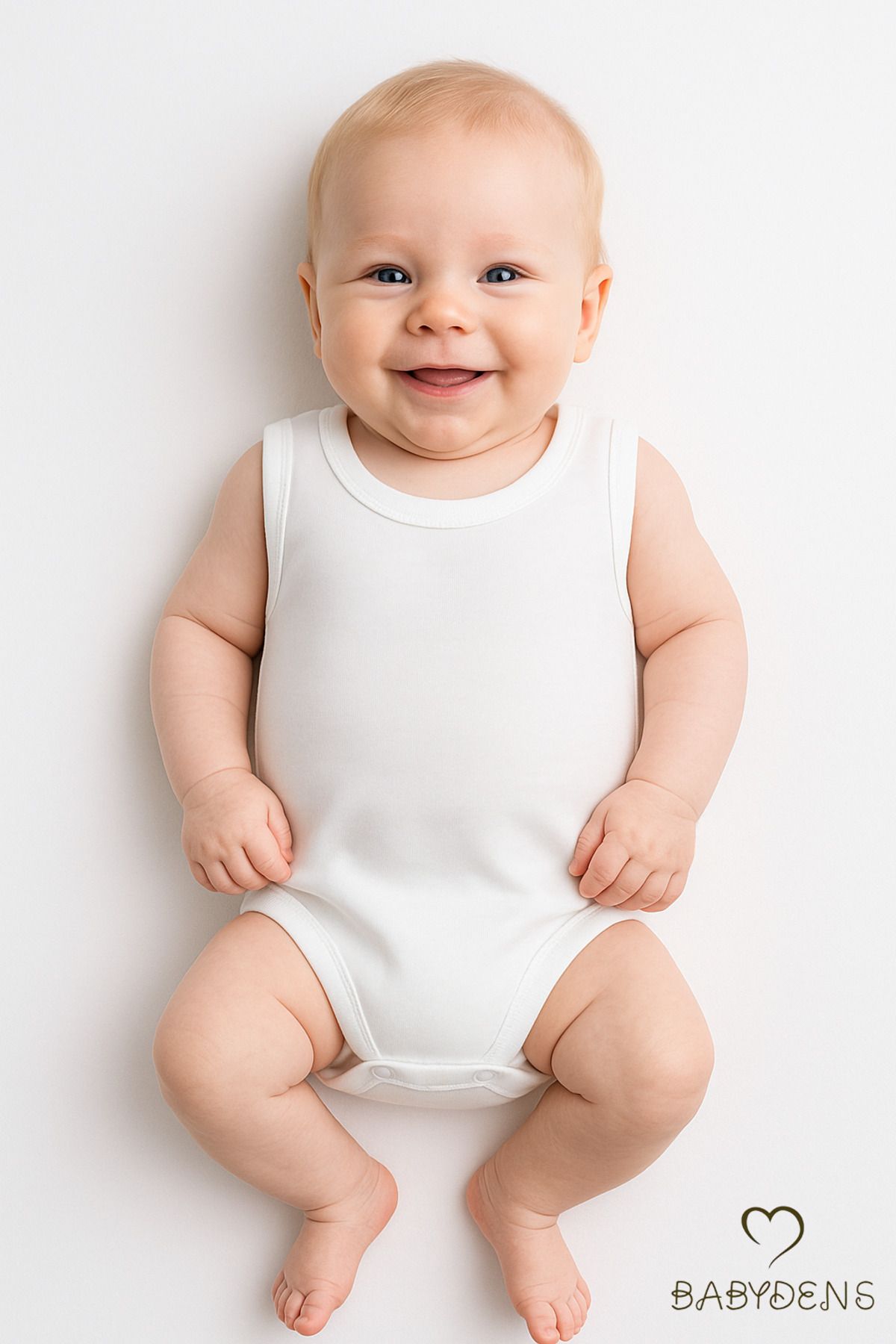 BABYDEN'S Bebek Atlet Zıbın %100 Pamuklu Yazlık Body | Bebek İç Giyim Çıtçıtlı Badi