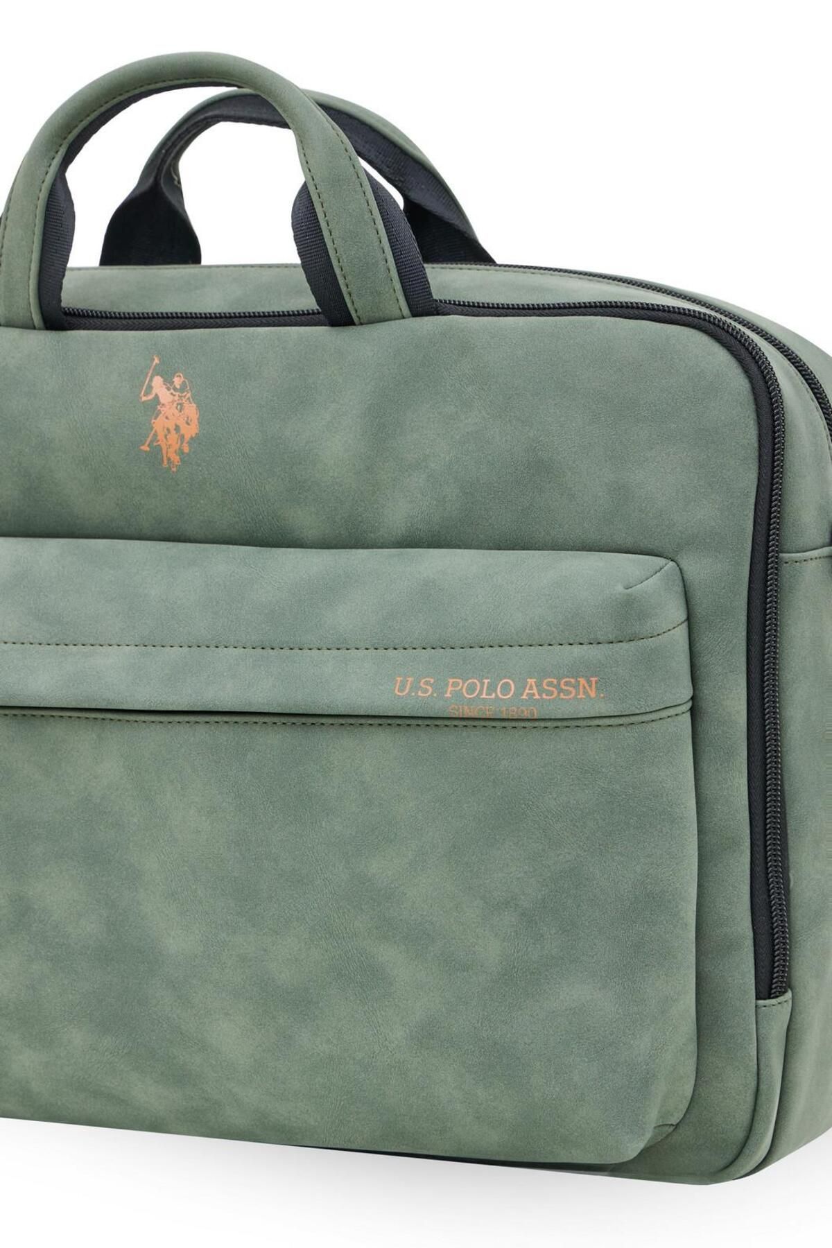 U.S. Polo Assn.-US POLO ASSNPLEVR23625 KHAKI Unisex Briefcase 5