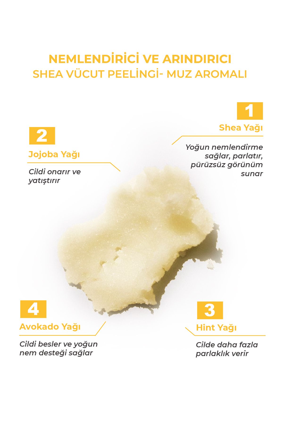 THE BATH FACTORY-Tělový peeling The Bath Factory Banana Split Shea Body Scrub 300 g 2